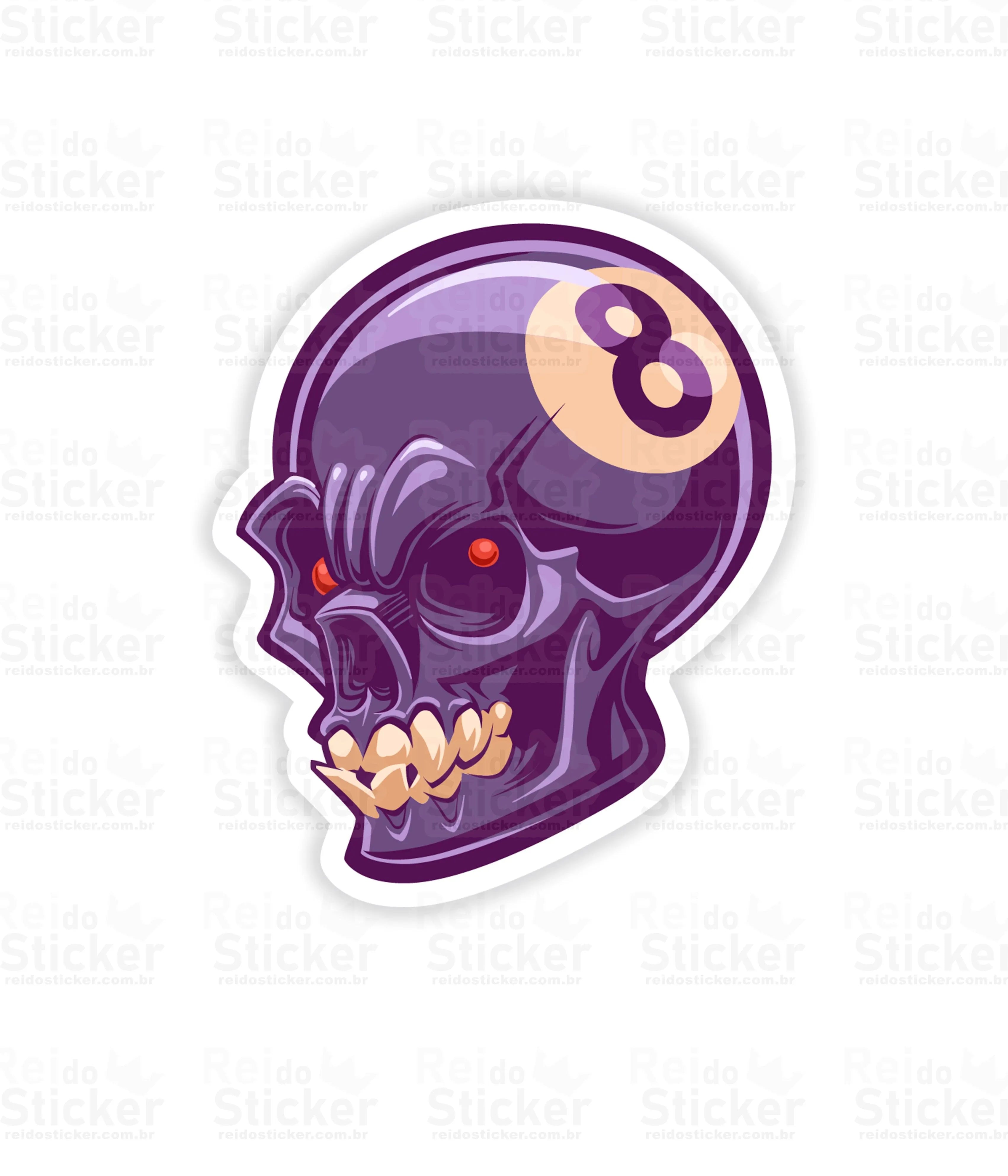 8-skull-rei-do-sticker - Rei do Sticker