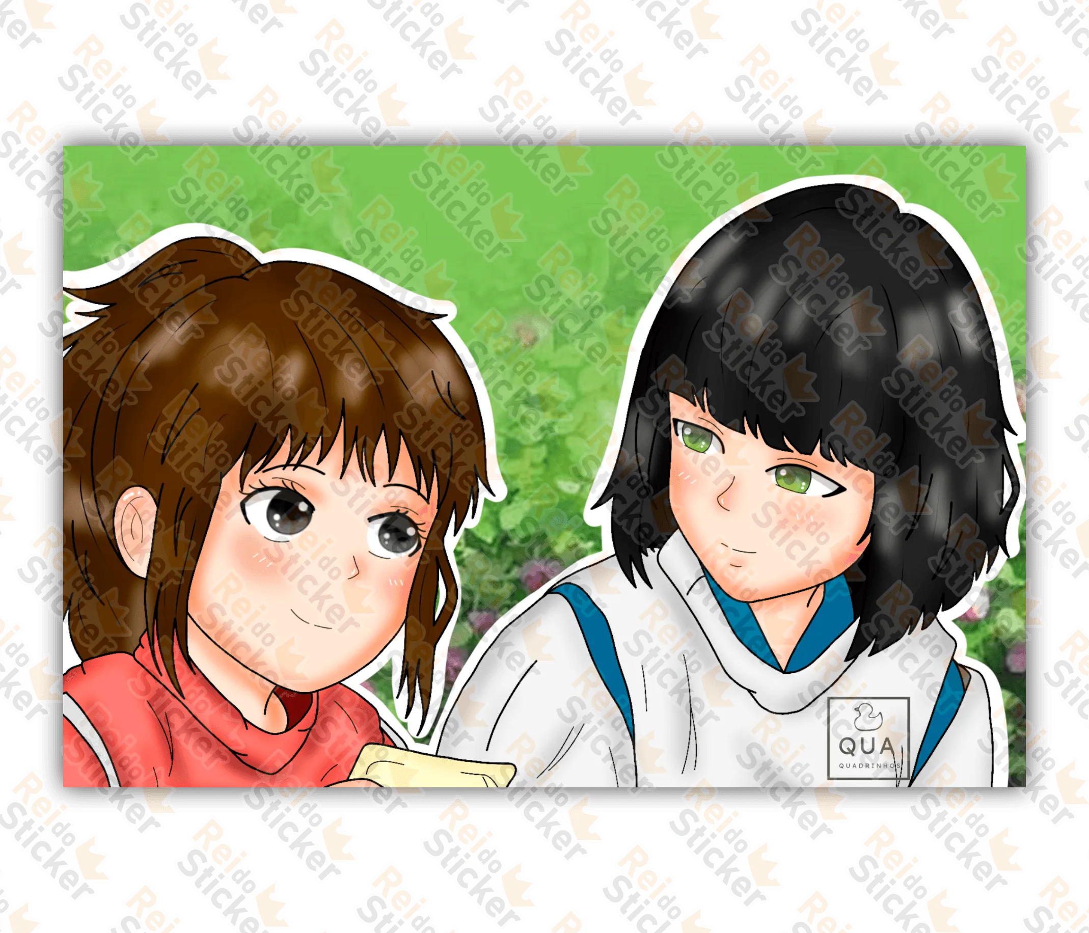 Chihiro e Haku - Rei do Sticker