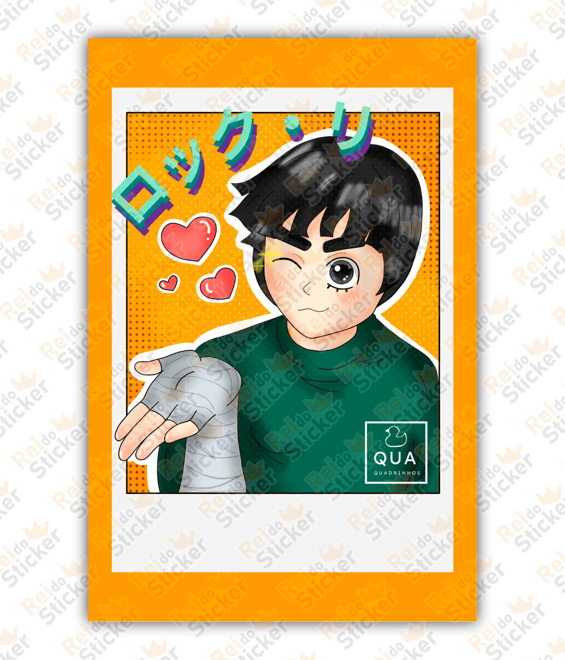 Rock Lee - Rei do Sticker