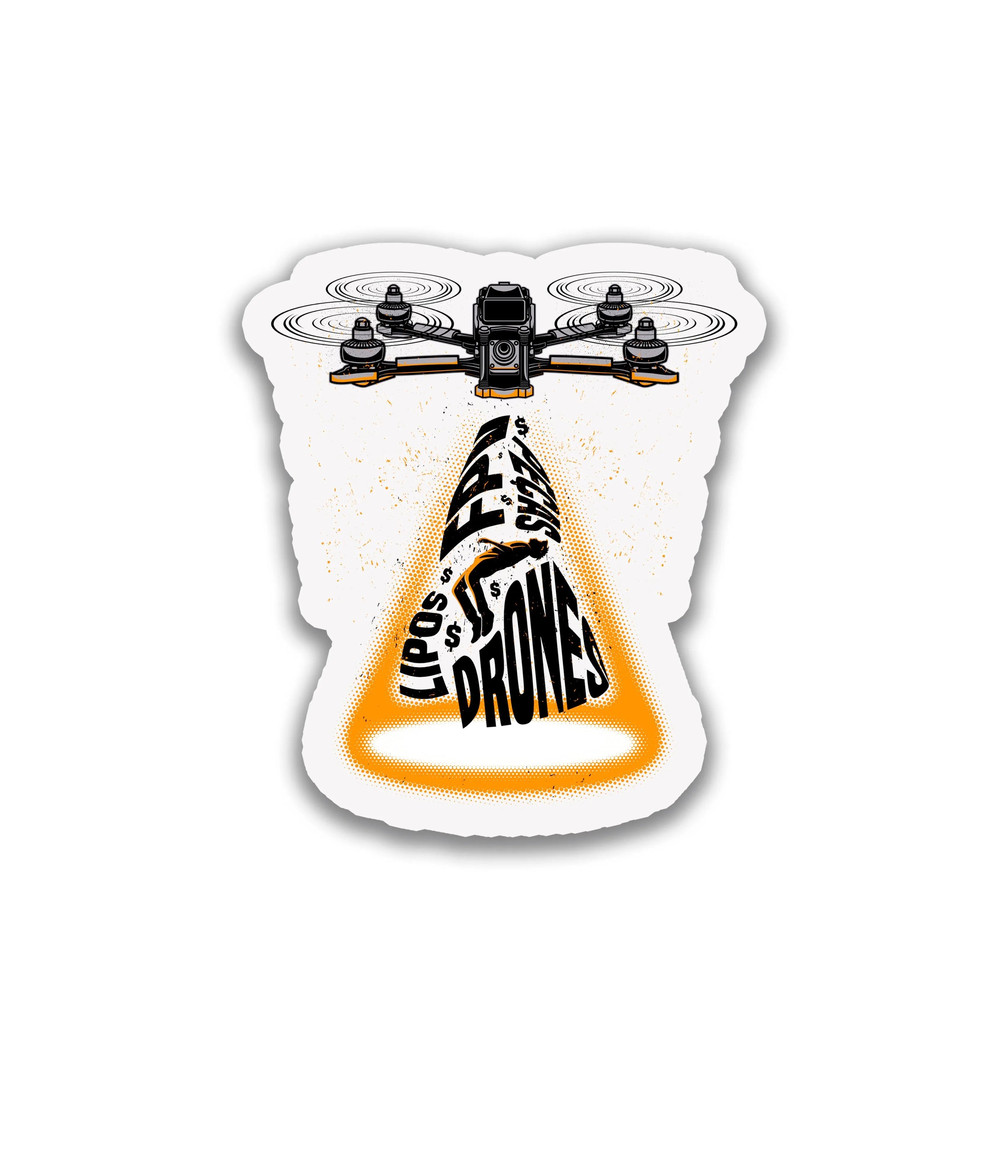 abducao-por-drone-rei-do-sticker - Rei do Sticker