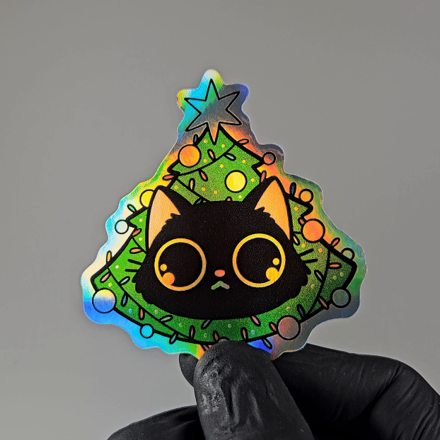 ADESIVO HOLOGRÁFICO - Rei do Sticker