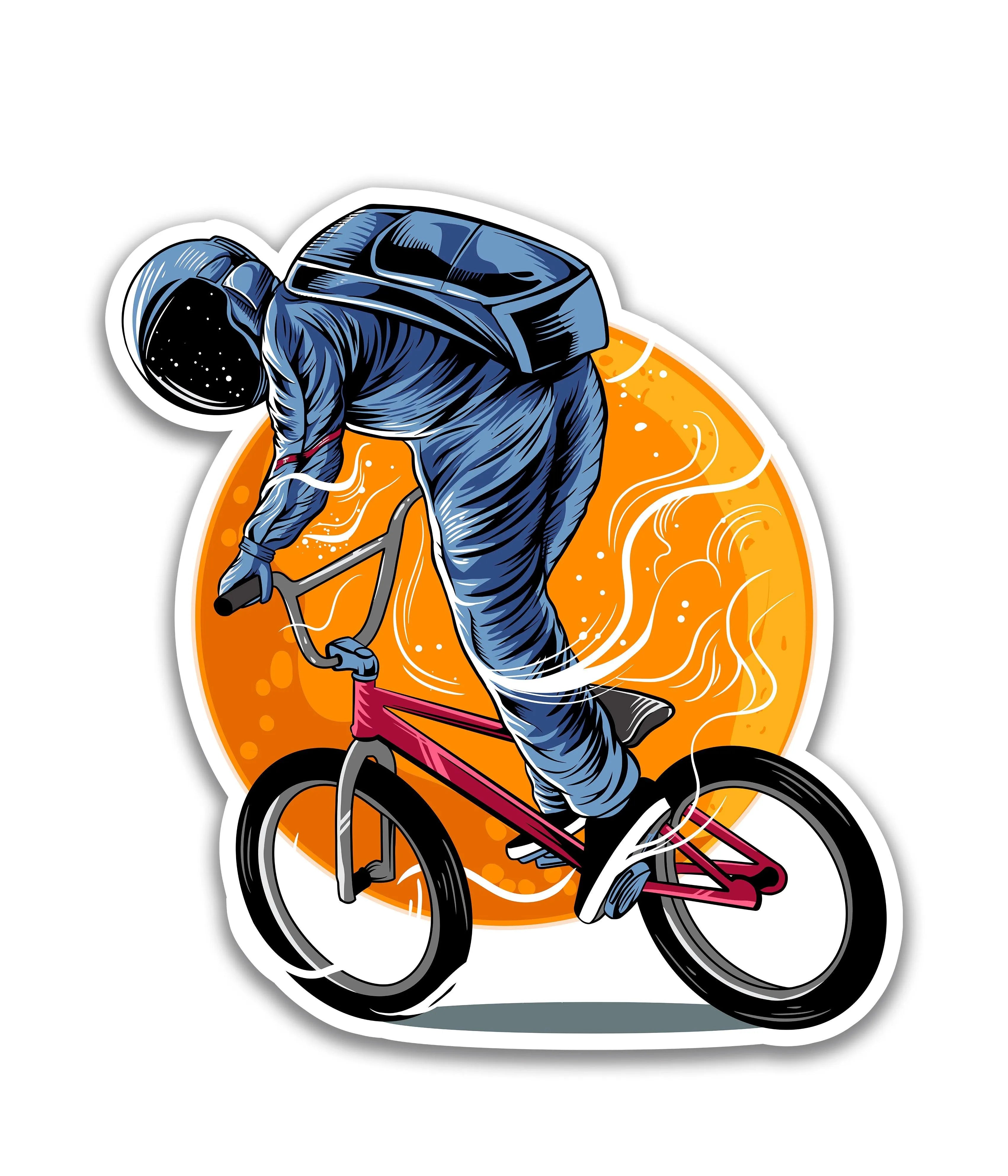 Astrobike - Rei do Sticker