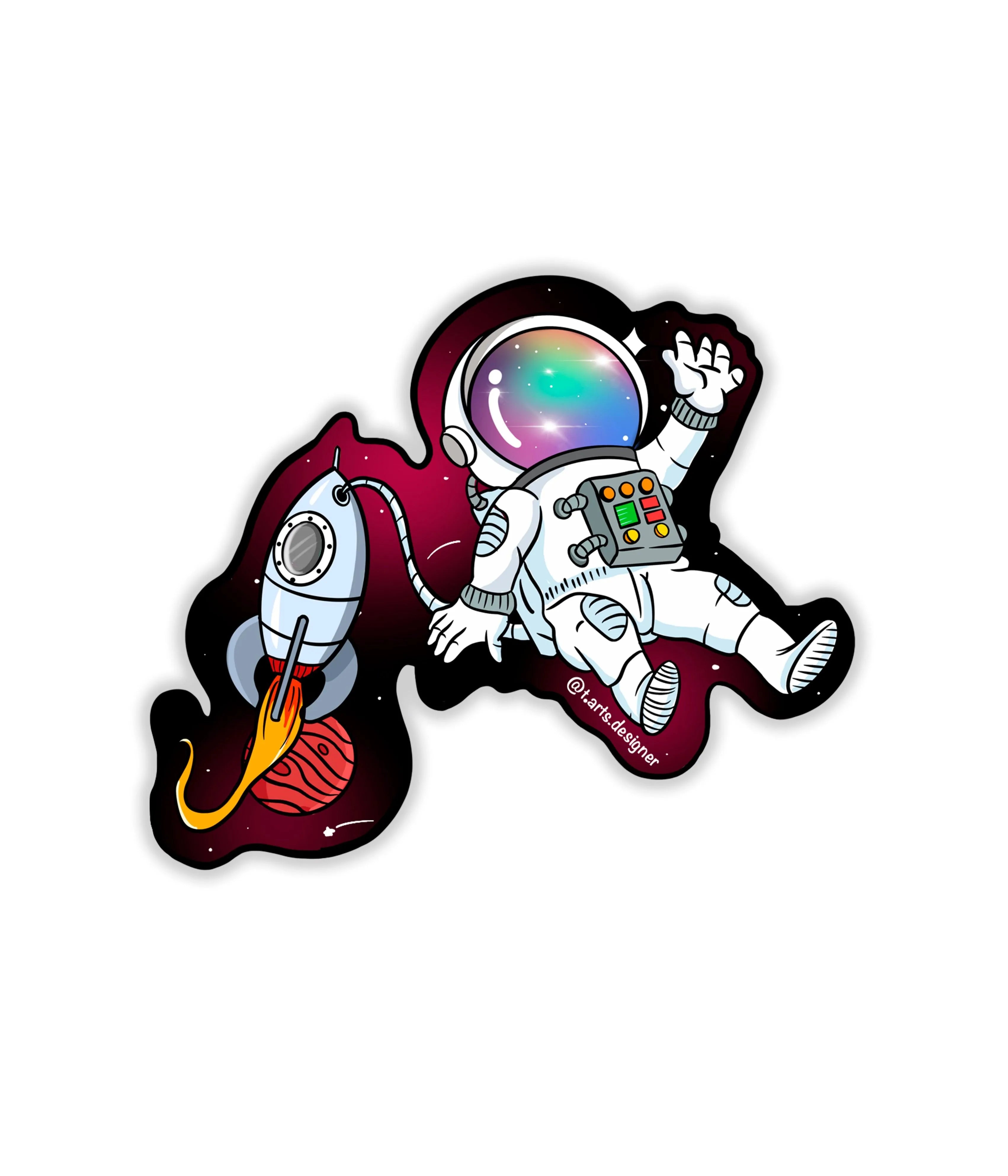Astronauta - Rei do Sticker