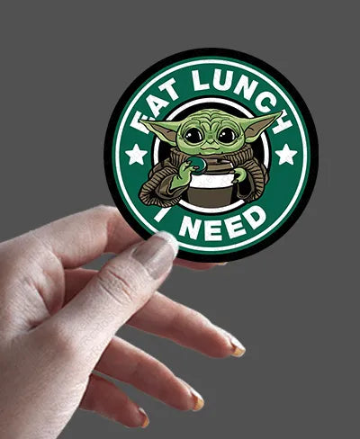 Baby Yoda - Rei do Sticker