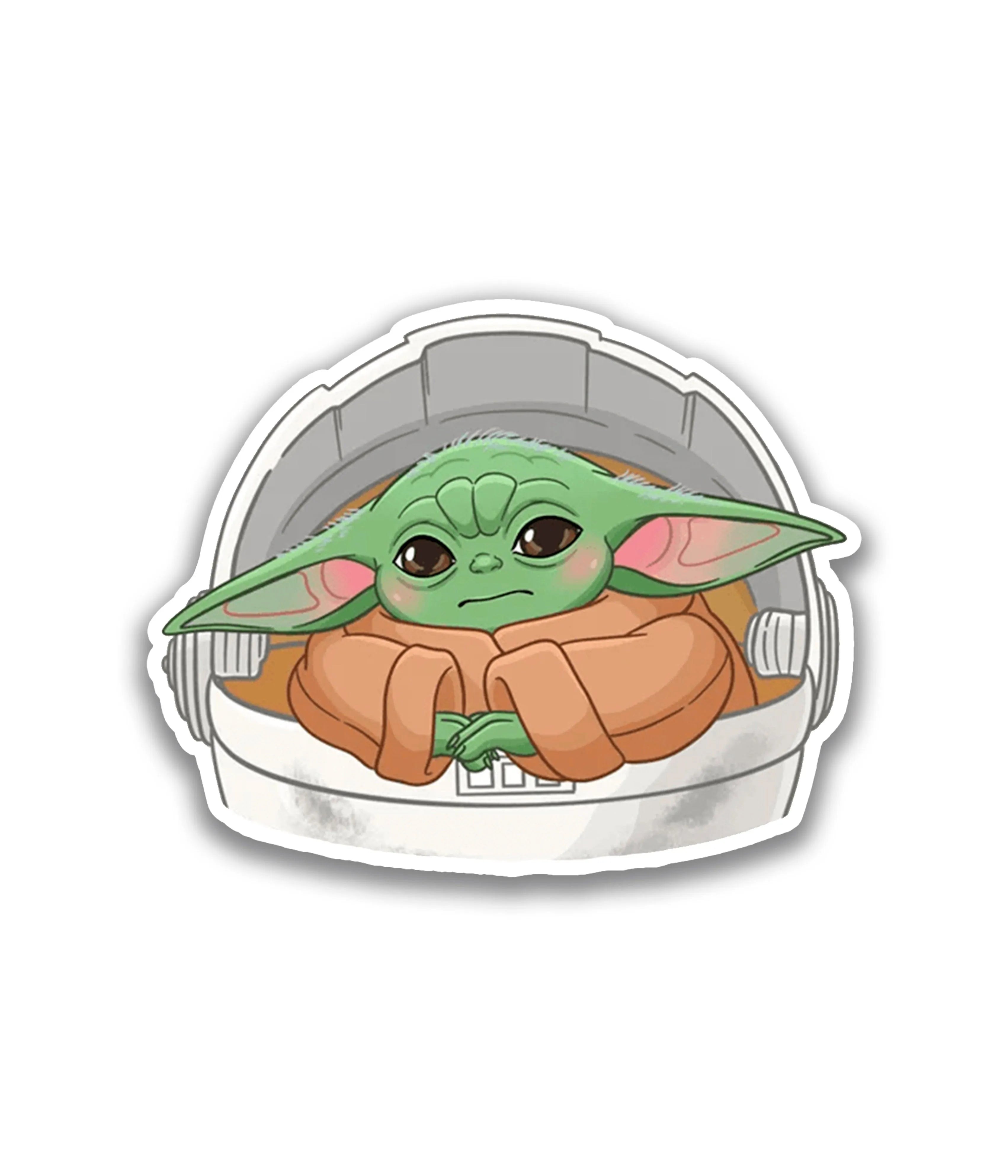 Baby yoda - Rei do Sticker