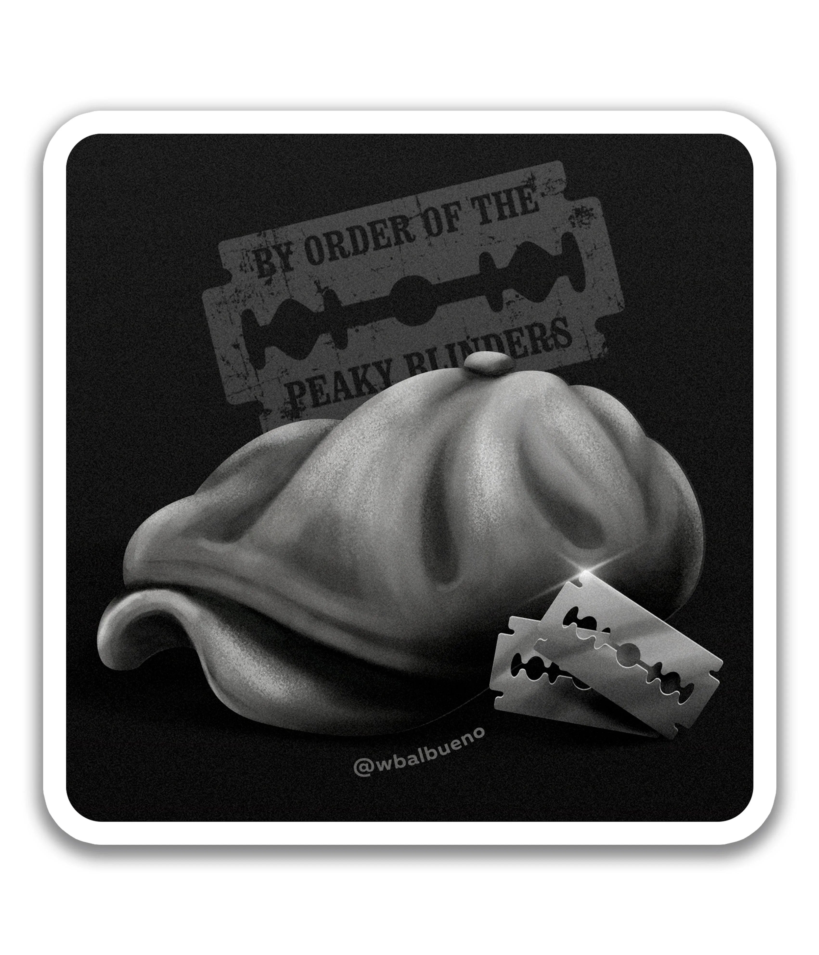 Blinders boina e navalha - Rei do Sticker