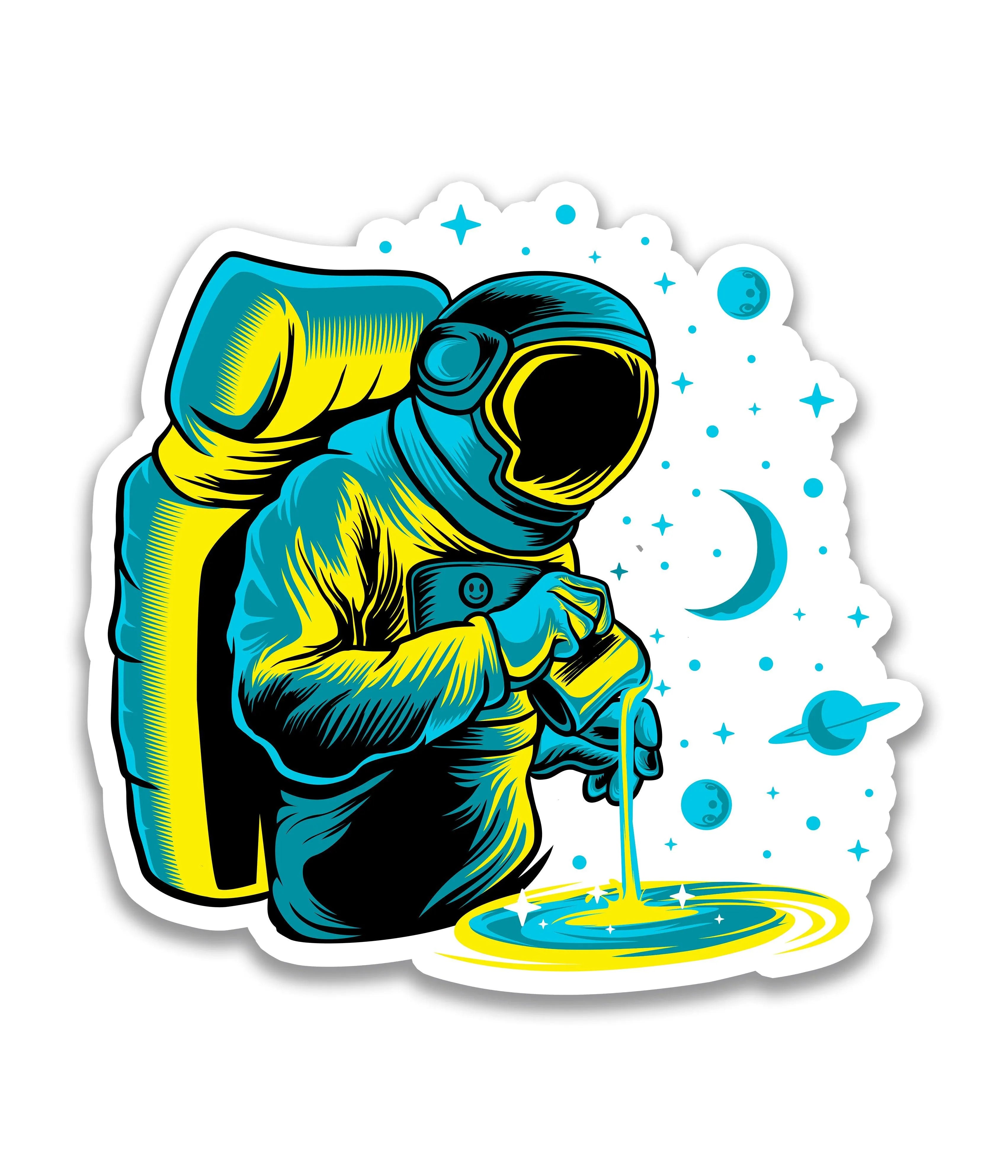Café no Espaço - Rei do Sticker
