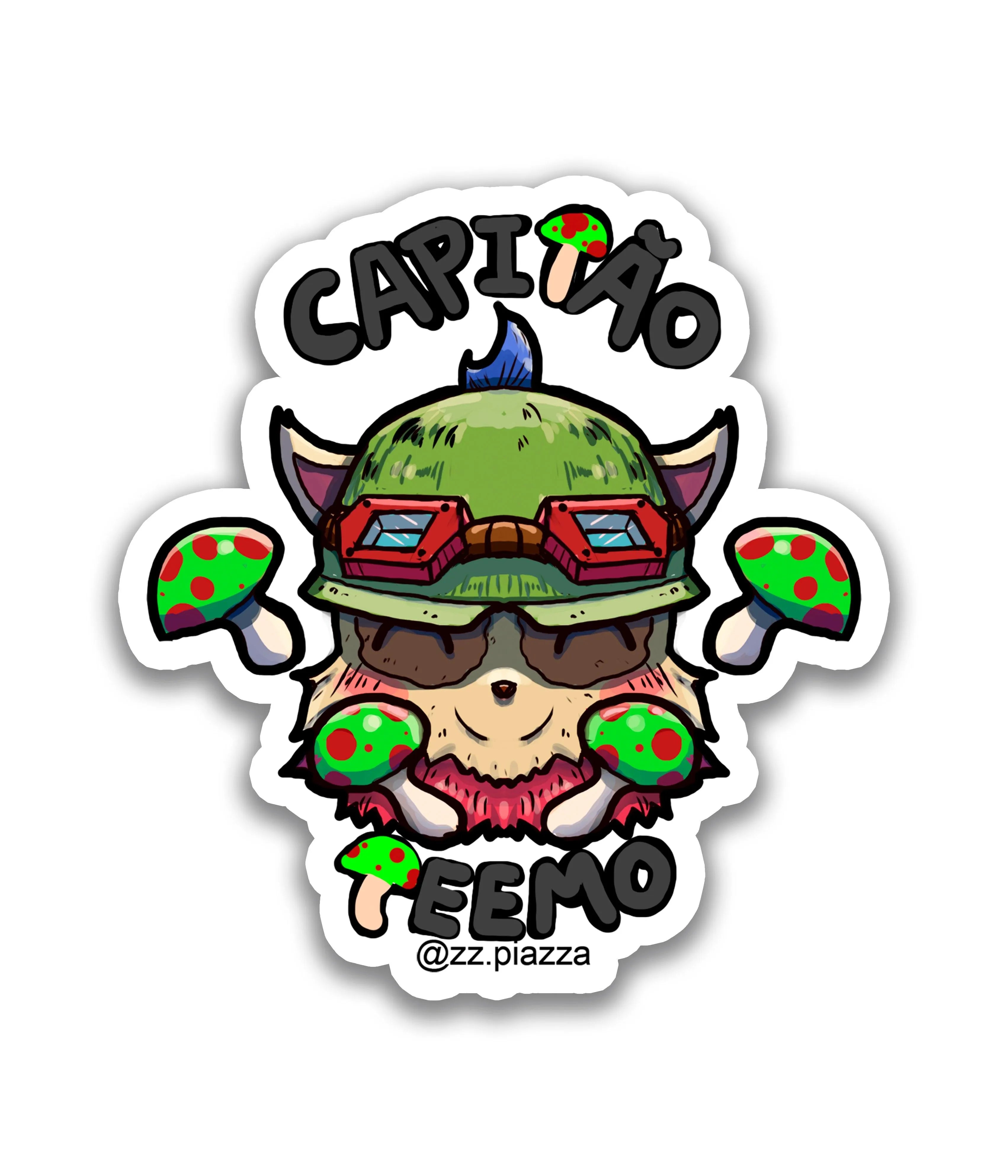 Capitão Teemo - Rei do Sticker