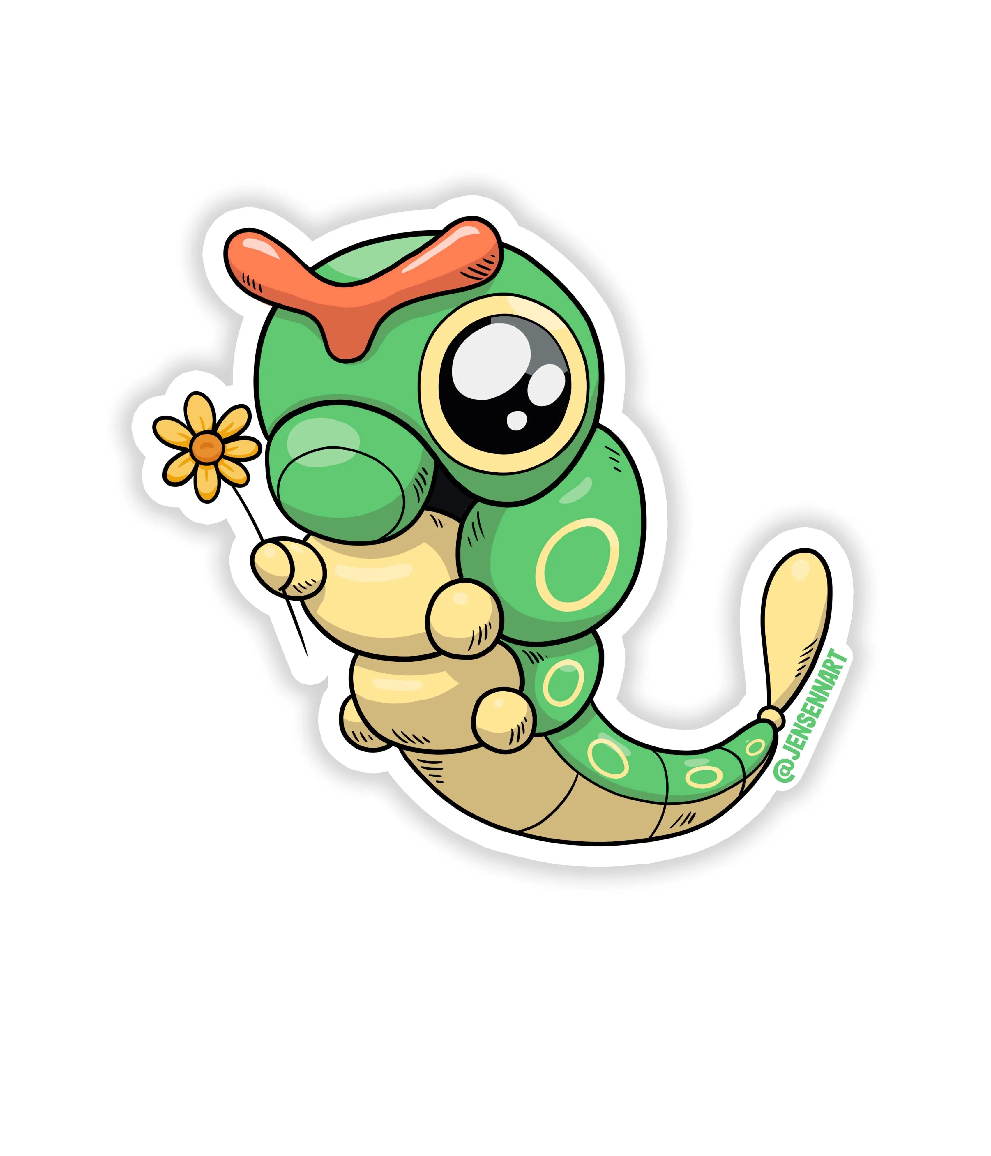 Caterpie - Rei do Sticker