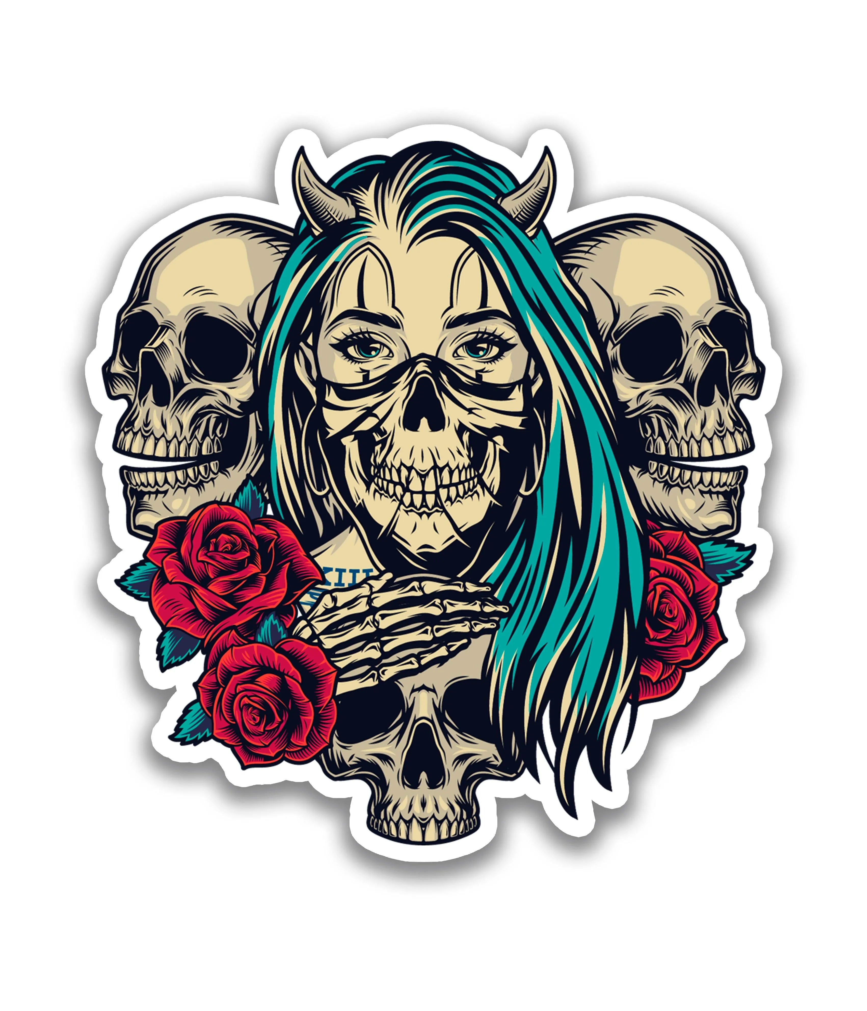 Caveiras - Rei do Sticker