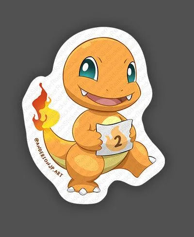 Charmander - Rei do Sticker