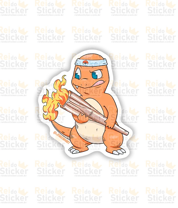CHARMANDER - Rei do Sticker