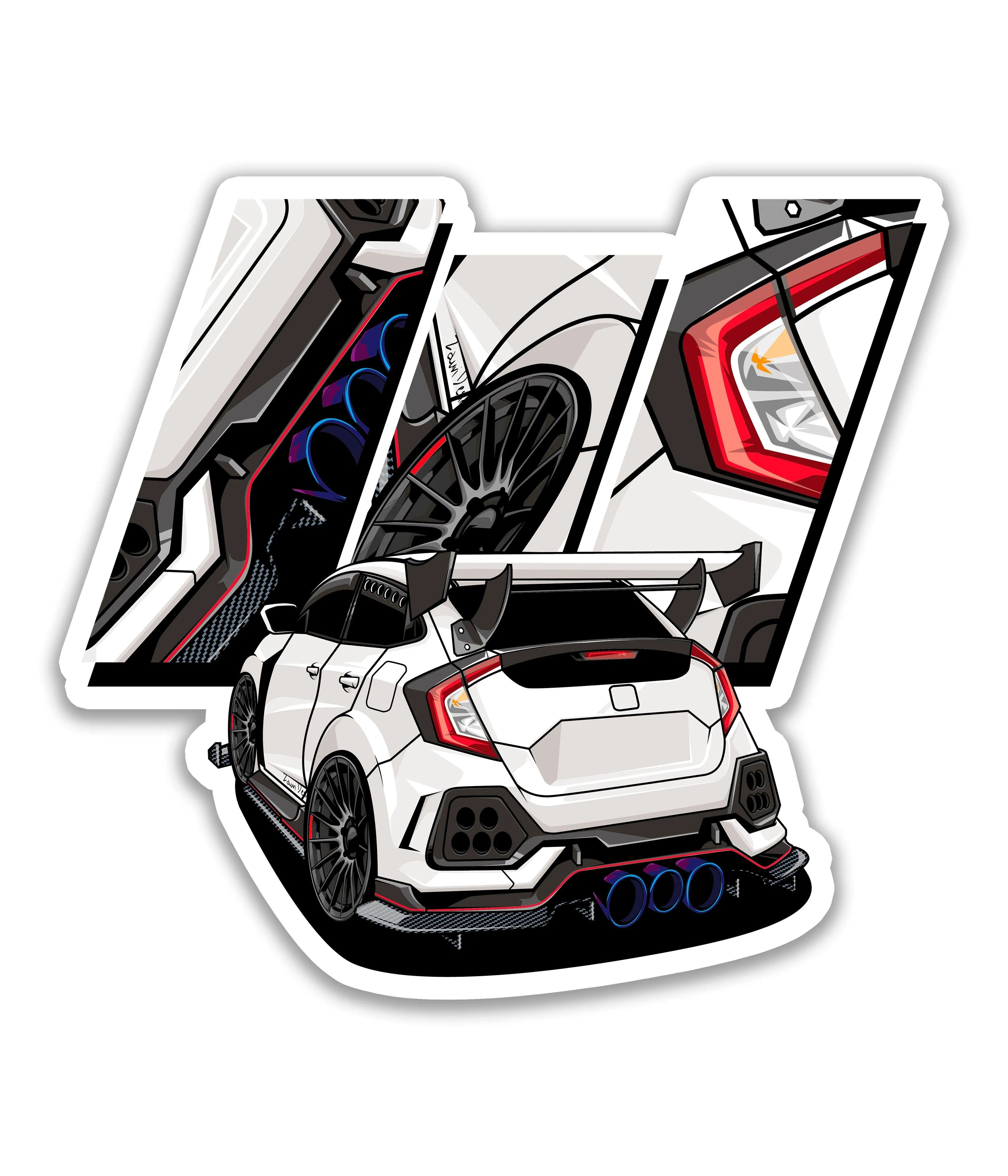 Civic - Rei do Sticker