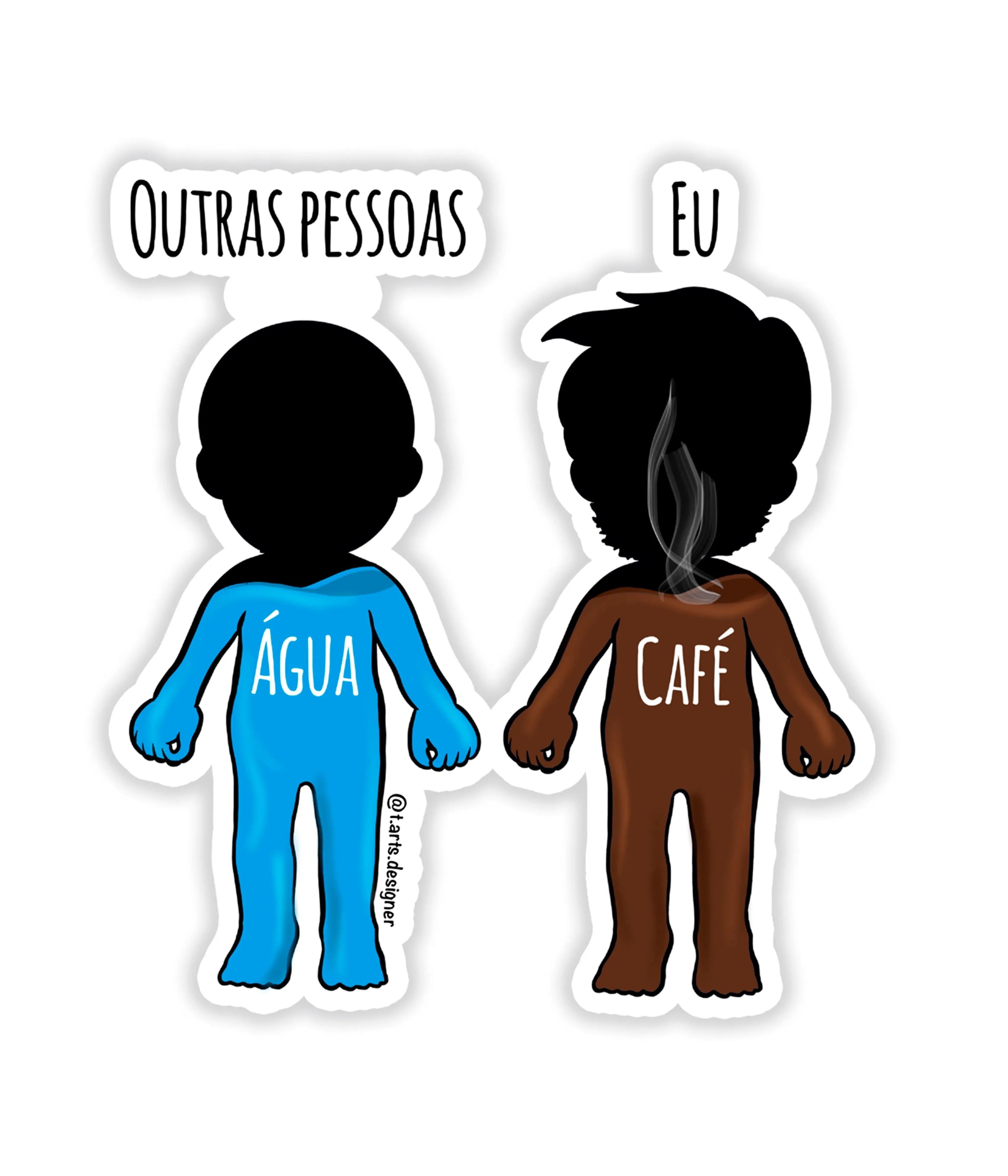 Corpo De Café - Rei do Sticker