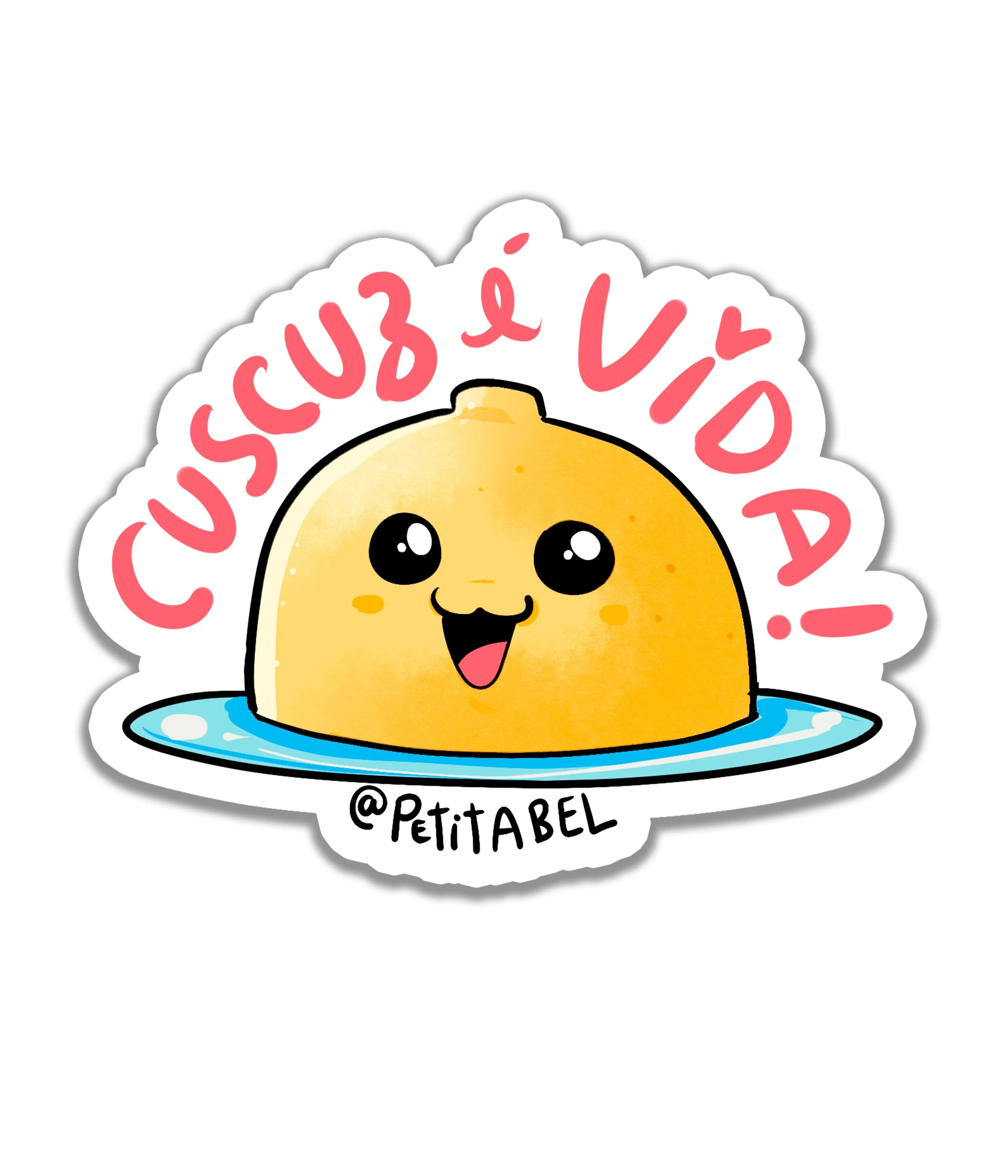 Cuscuz é Vida - Rei do Sticker