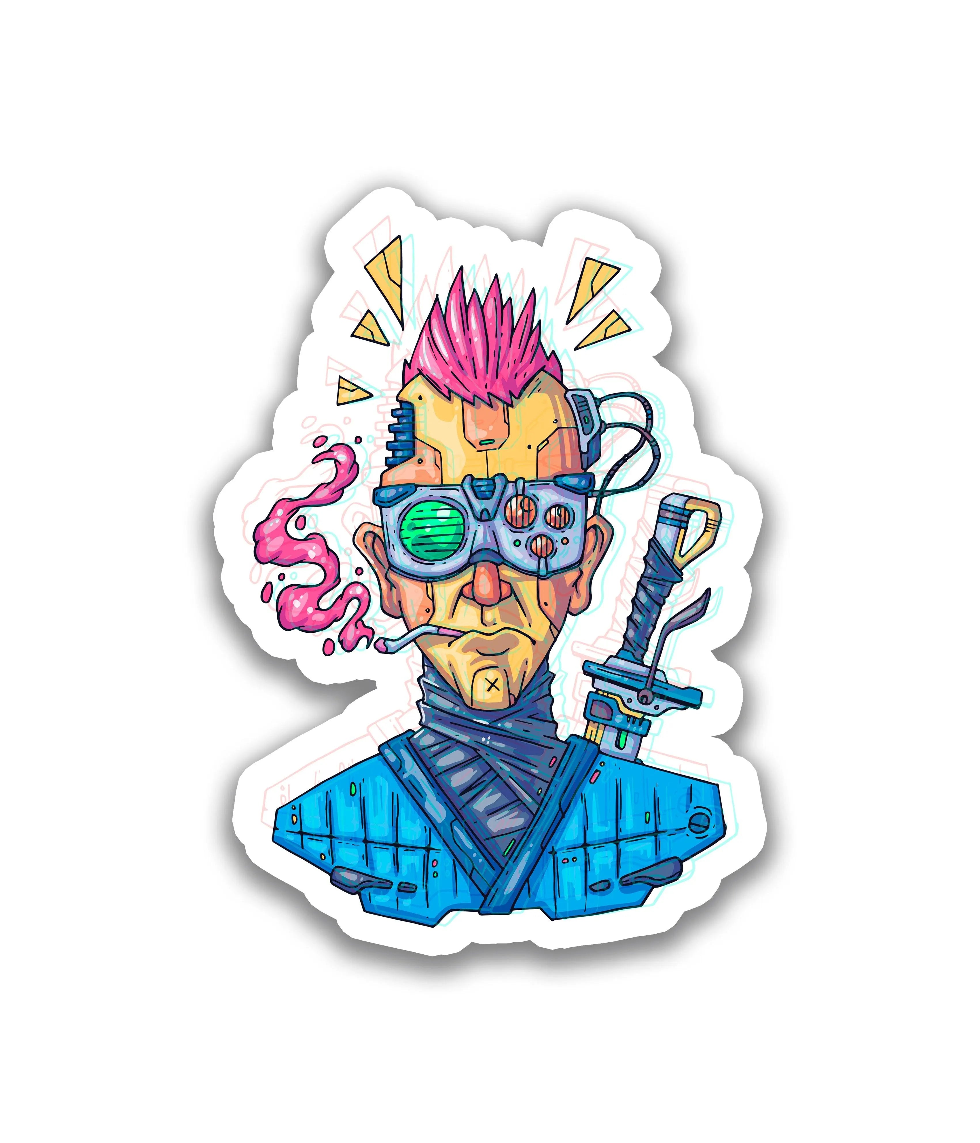 Cyberpunk - Rei do Sticker