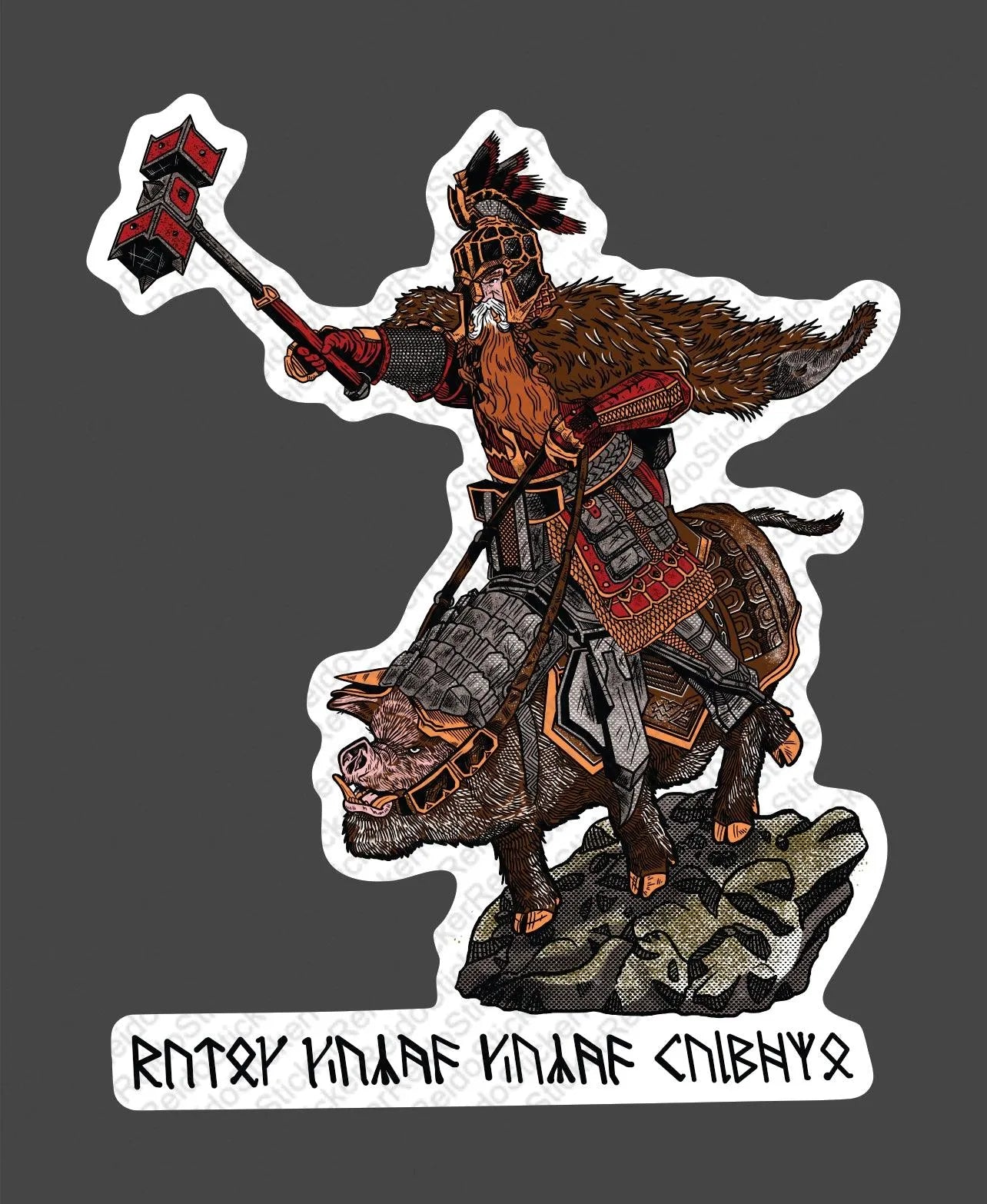 Dain Ironfoot - Rei do Sticker
