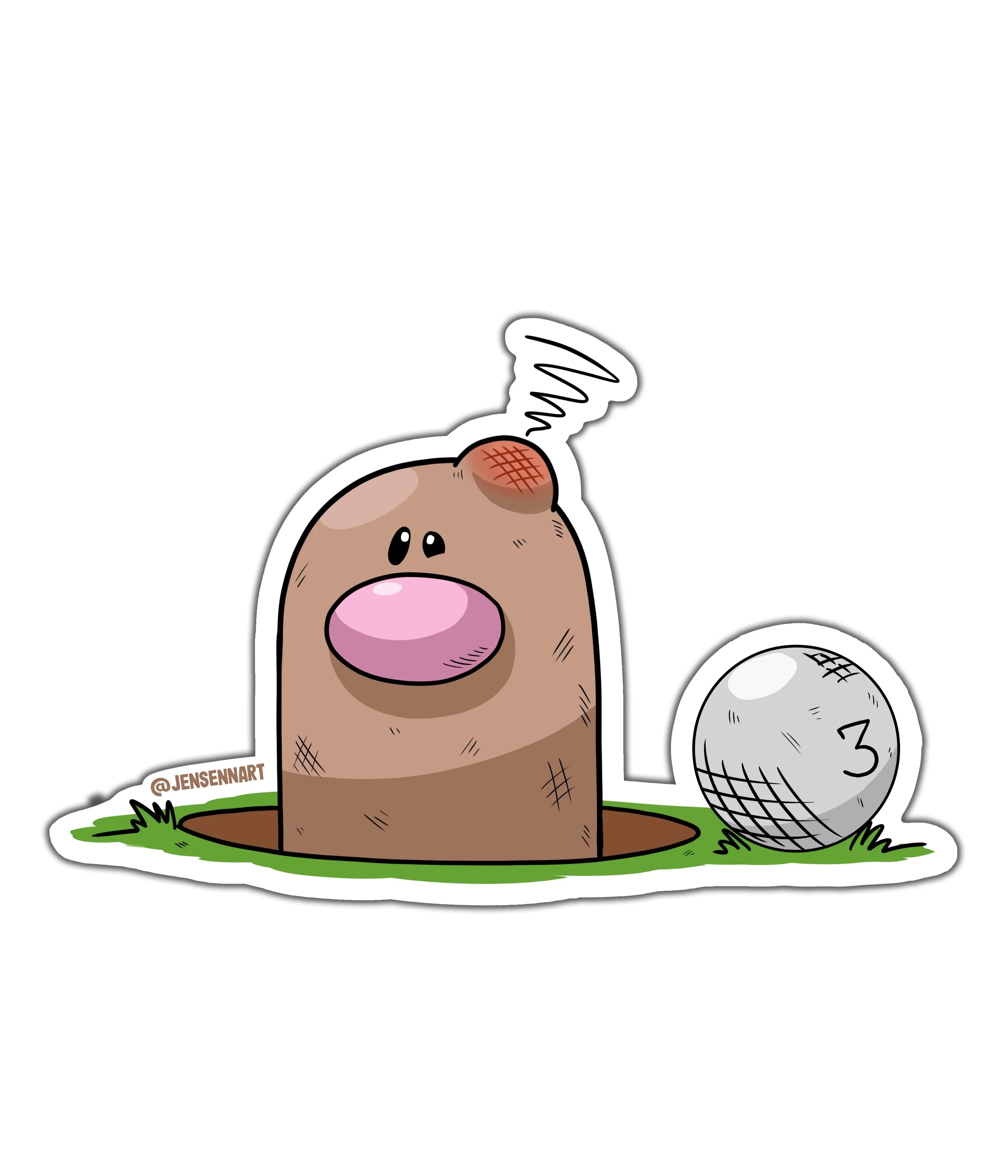 Digglet - Rei do Sticker