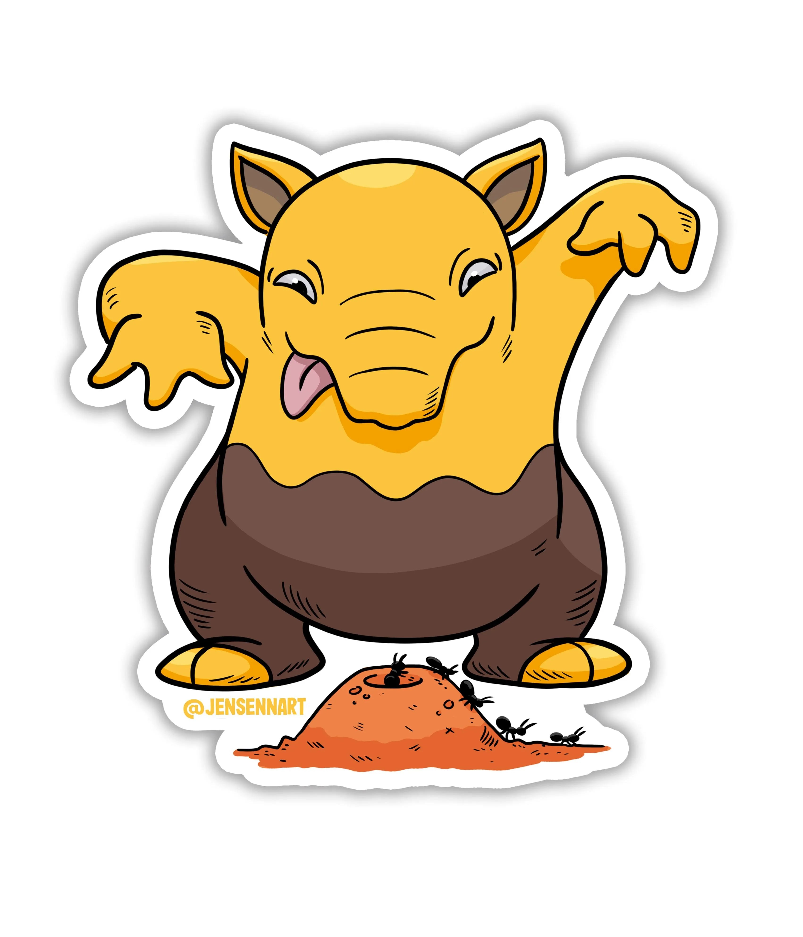 Drowzee - Rei do Sticker