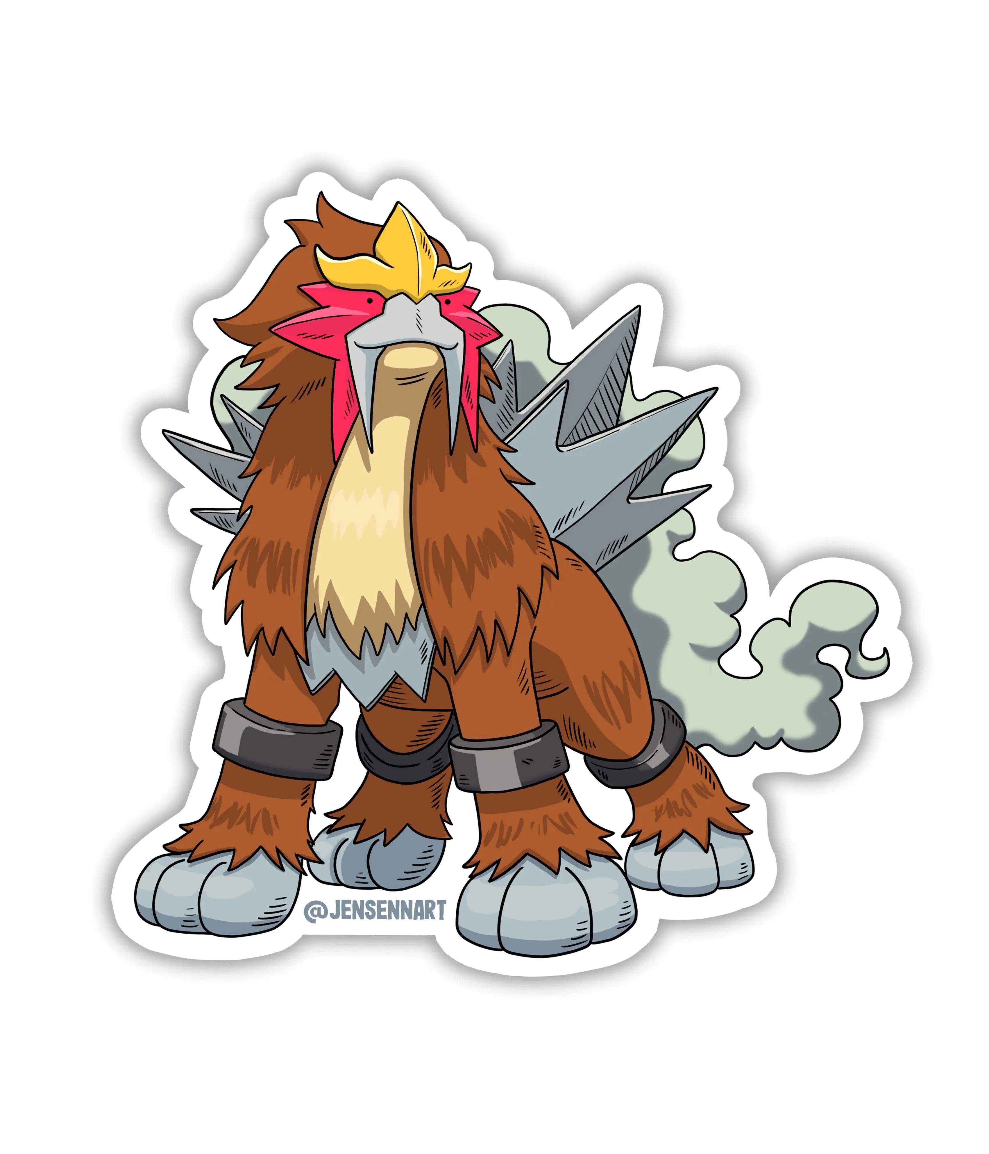 Entei Ditto - Rei do Sticker