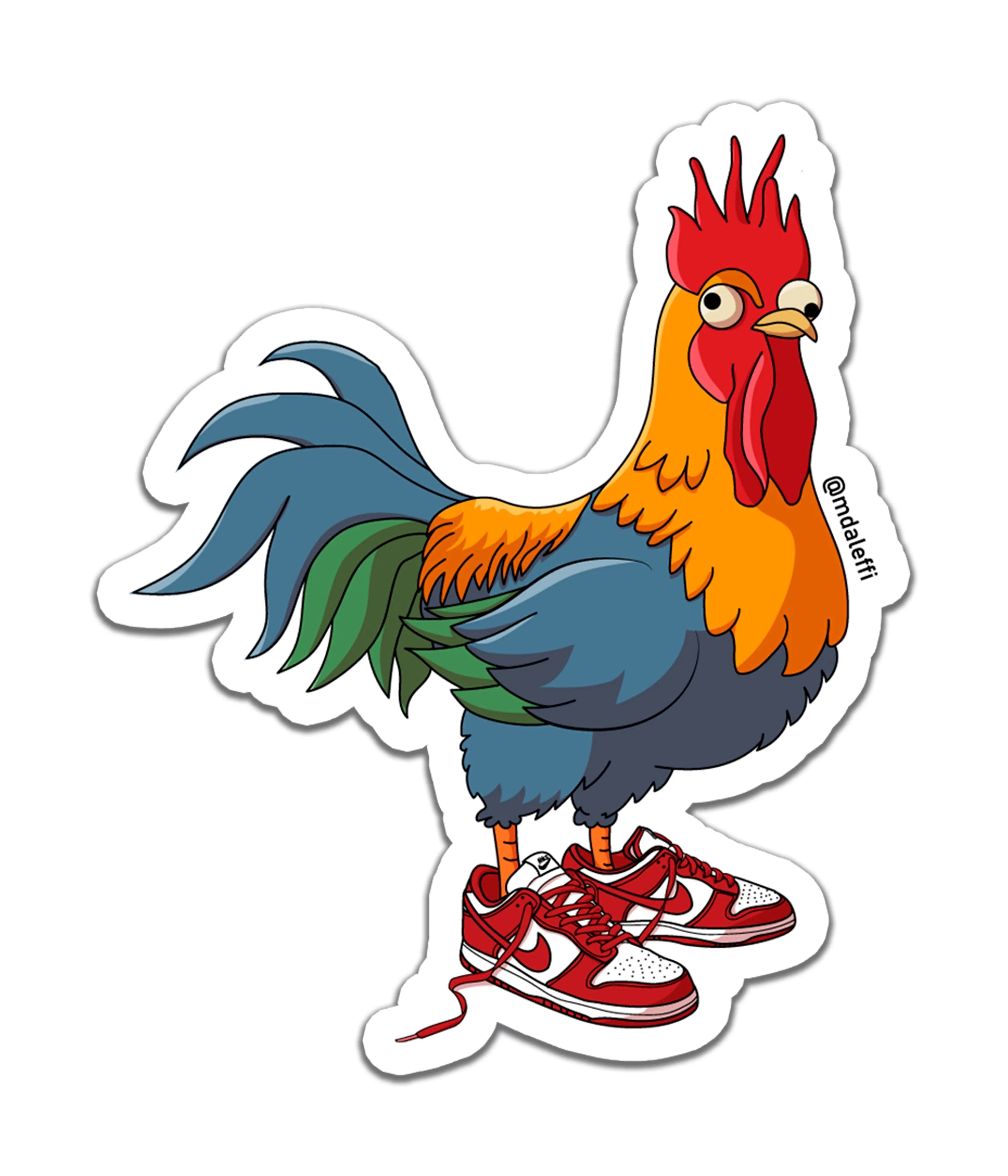 Galo de dunk - Rei do Sticker