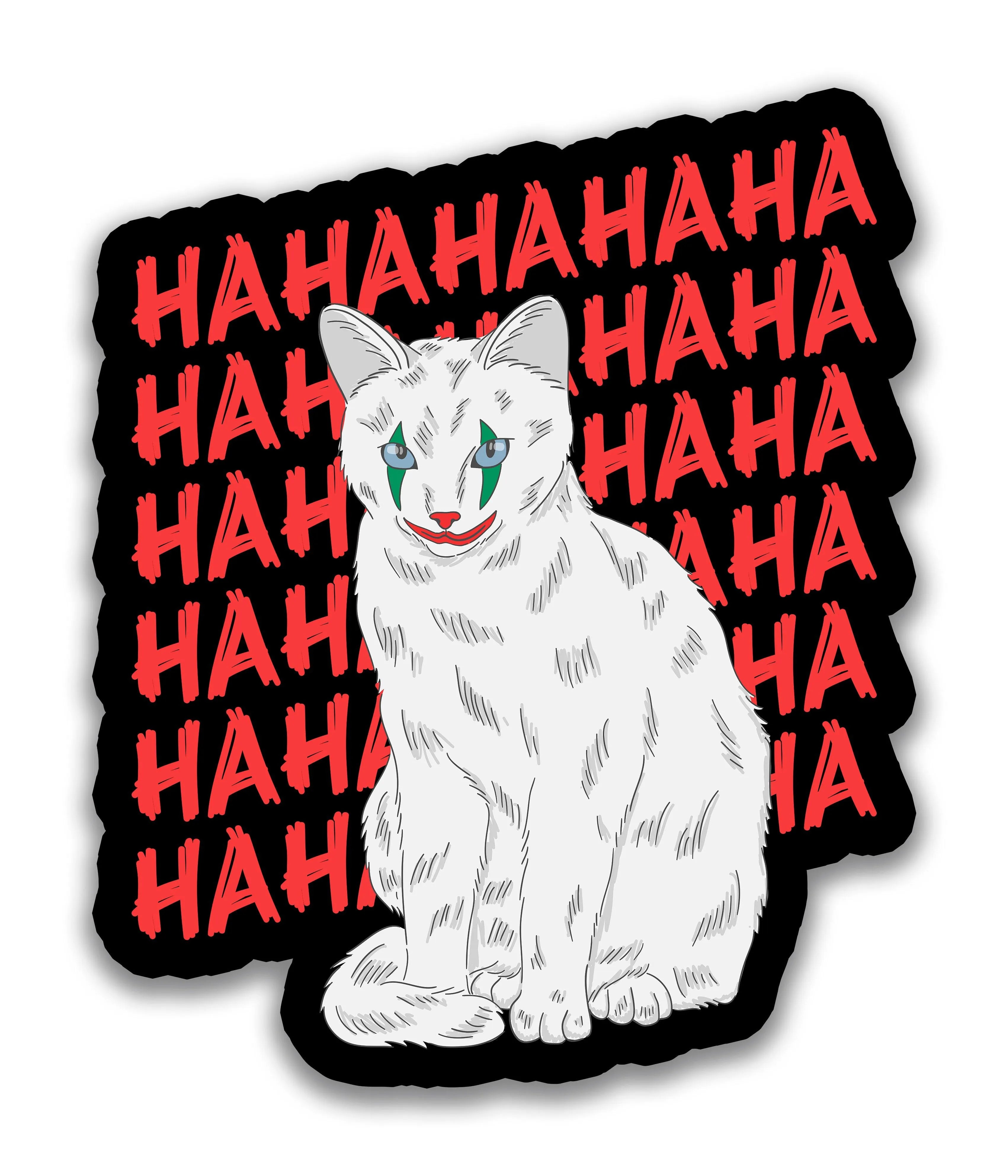 Gato coringa - Rei do Sticker