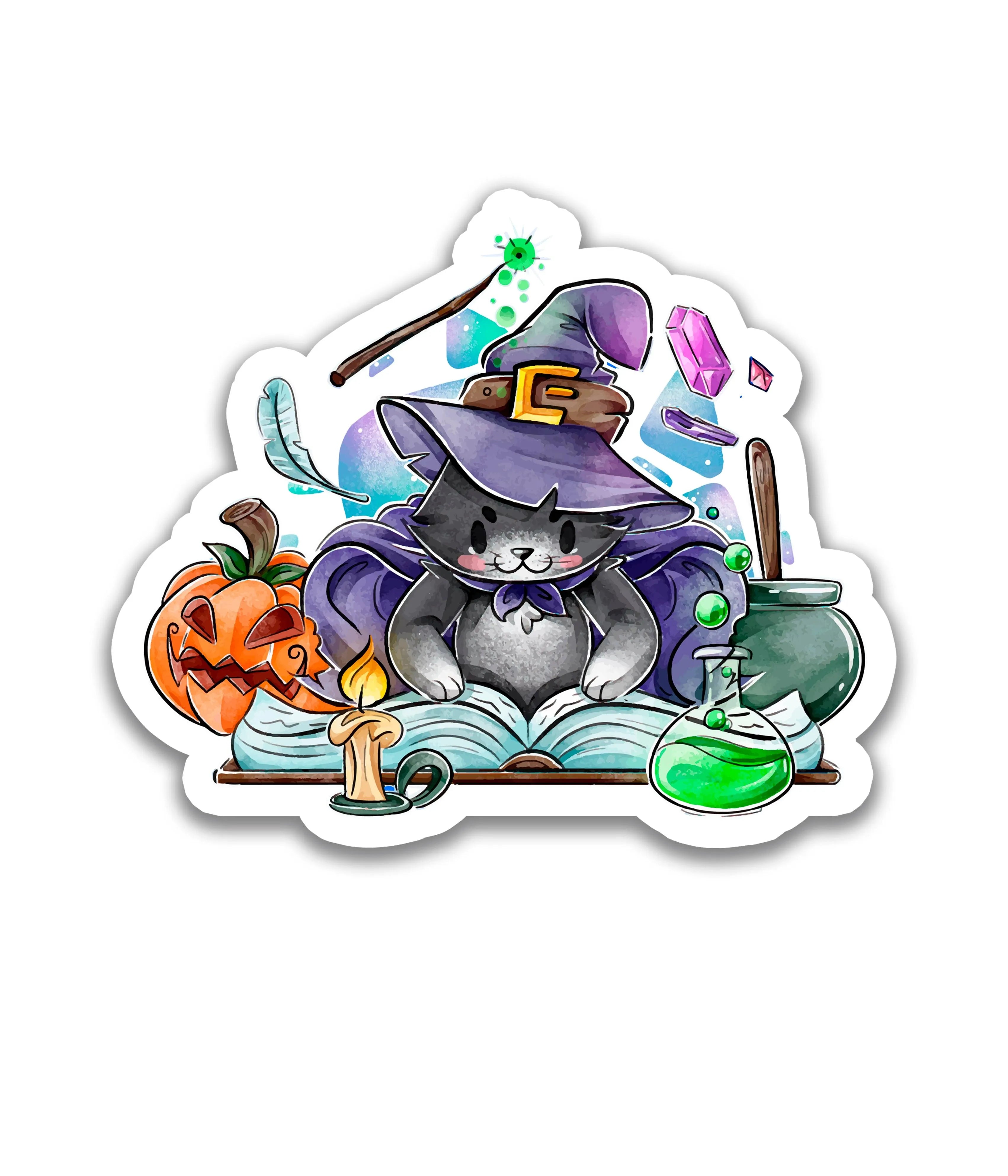 Gato Mago - Rei do Sticker