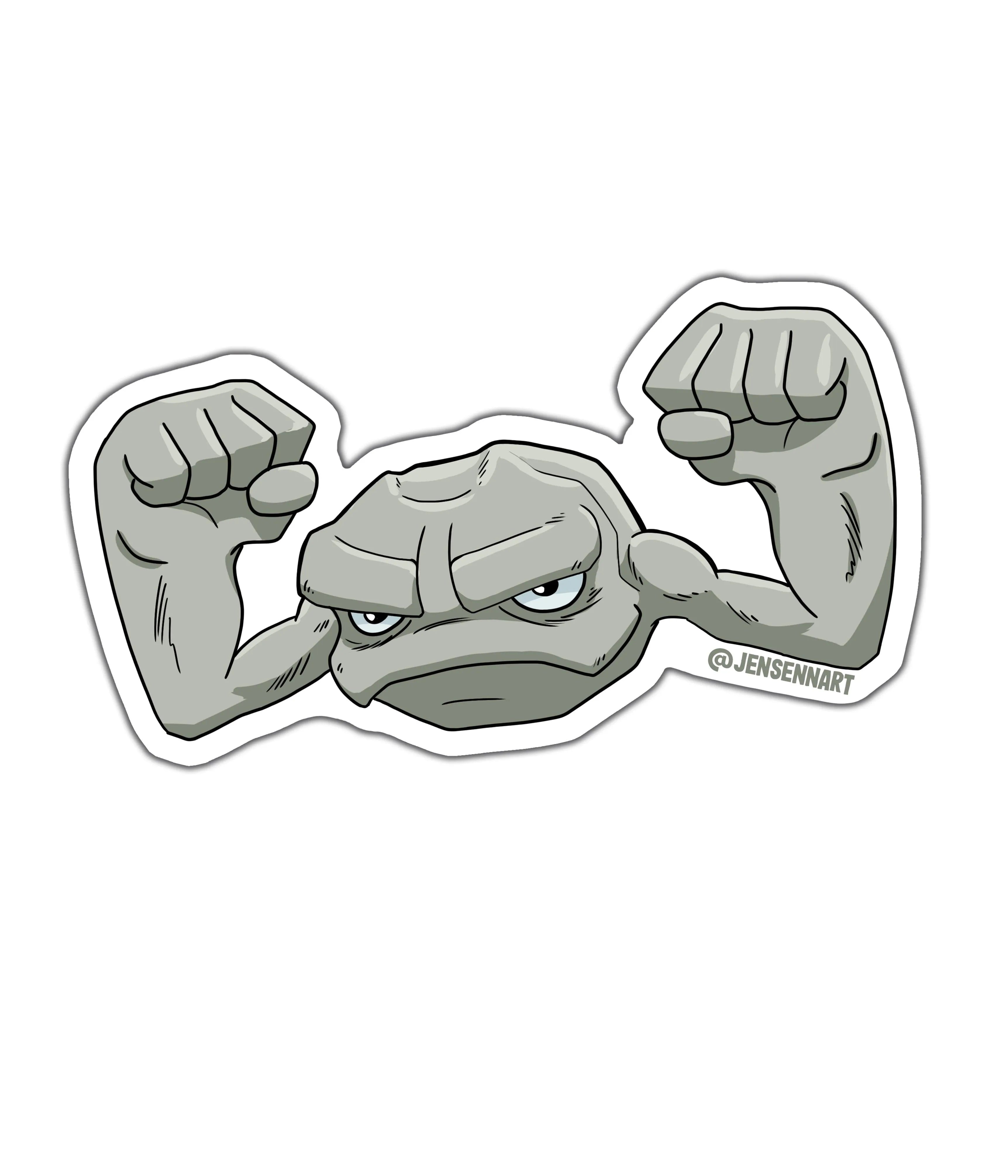 Geodude - Rei do Sticker