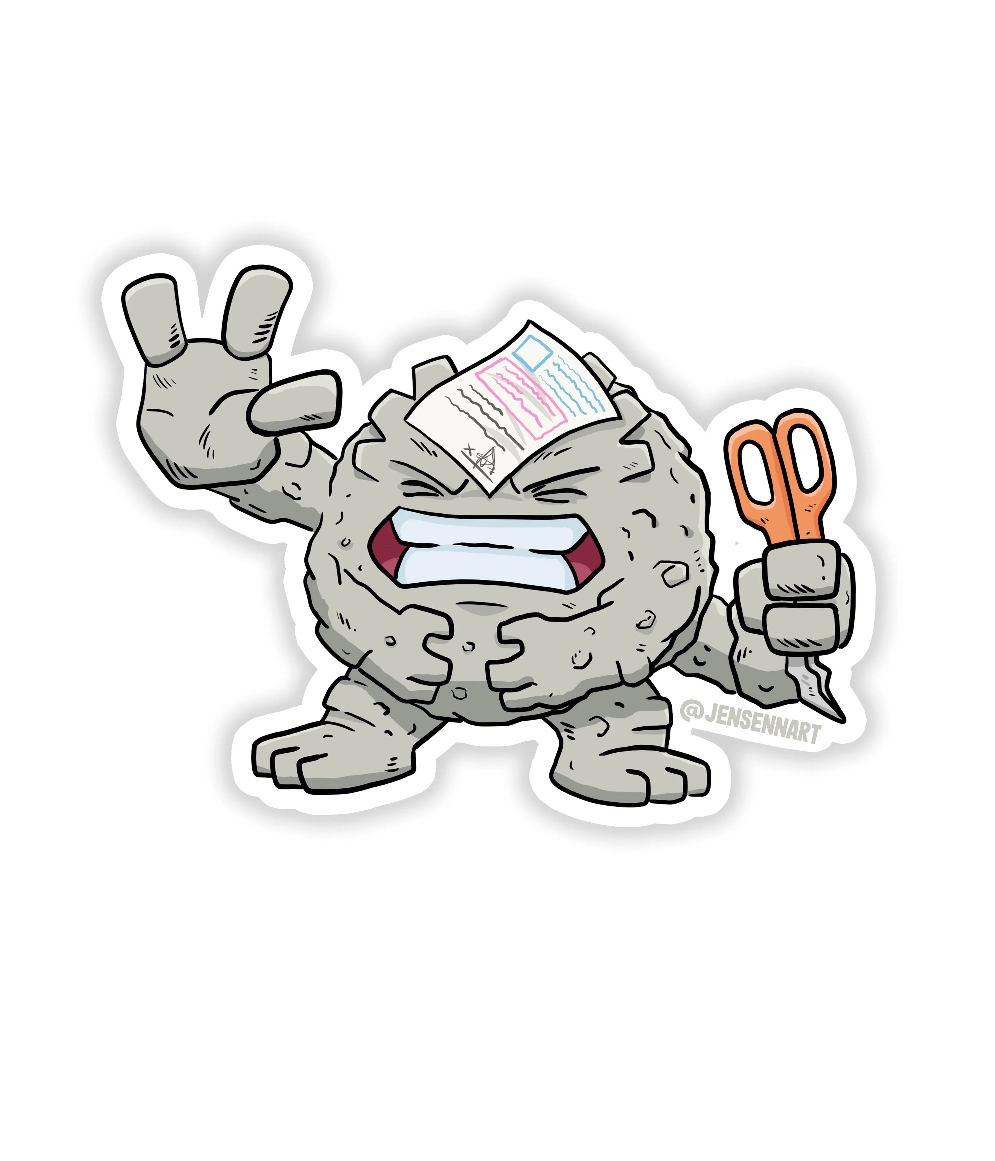 Graveler - Rei do Sticker
