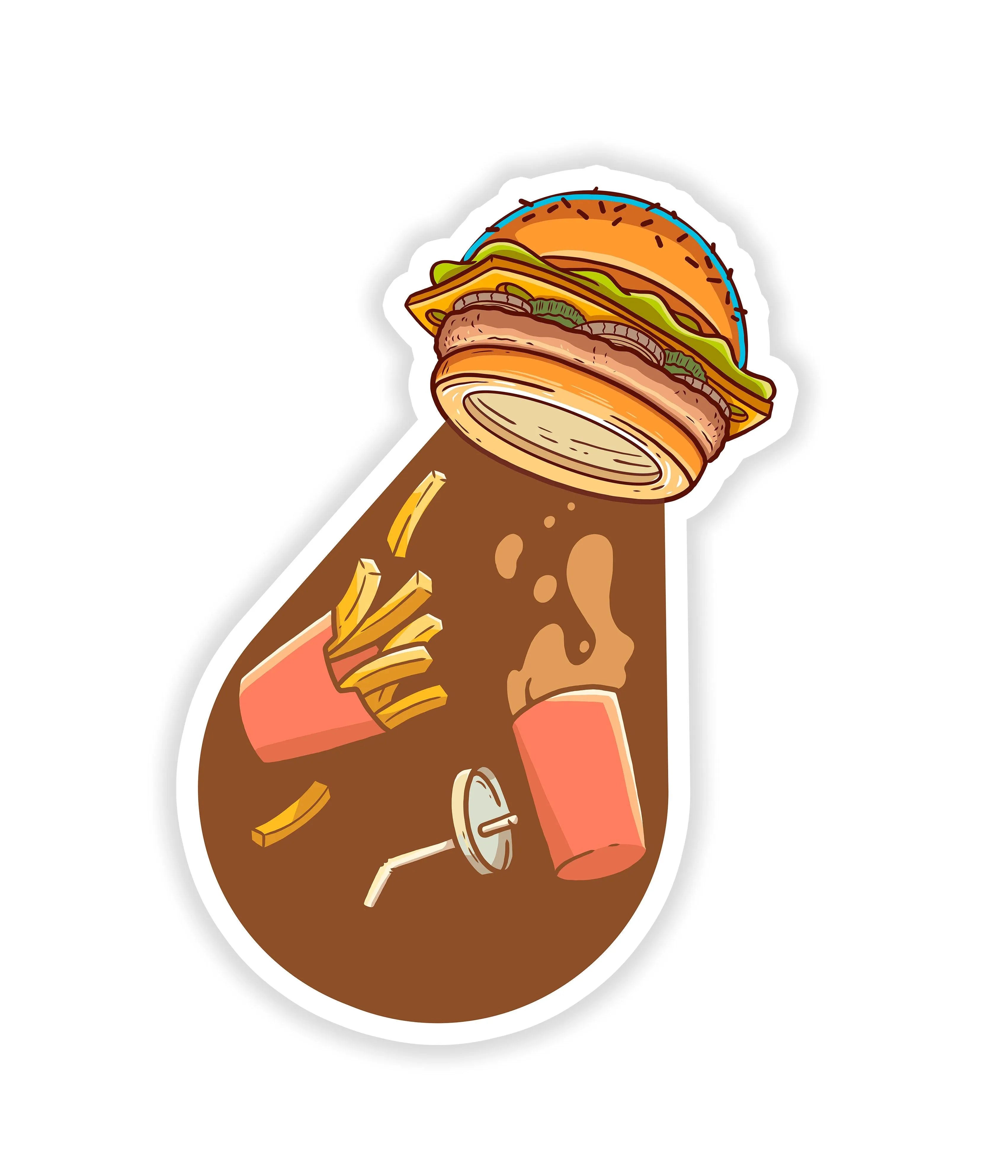 Hamburguer do Espaço - Rei do Sticker