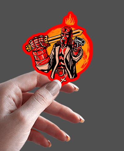 Hellboy - Rei do Sticker
