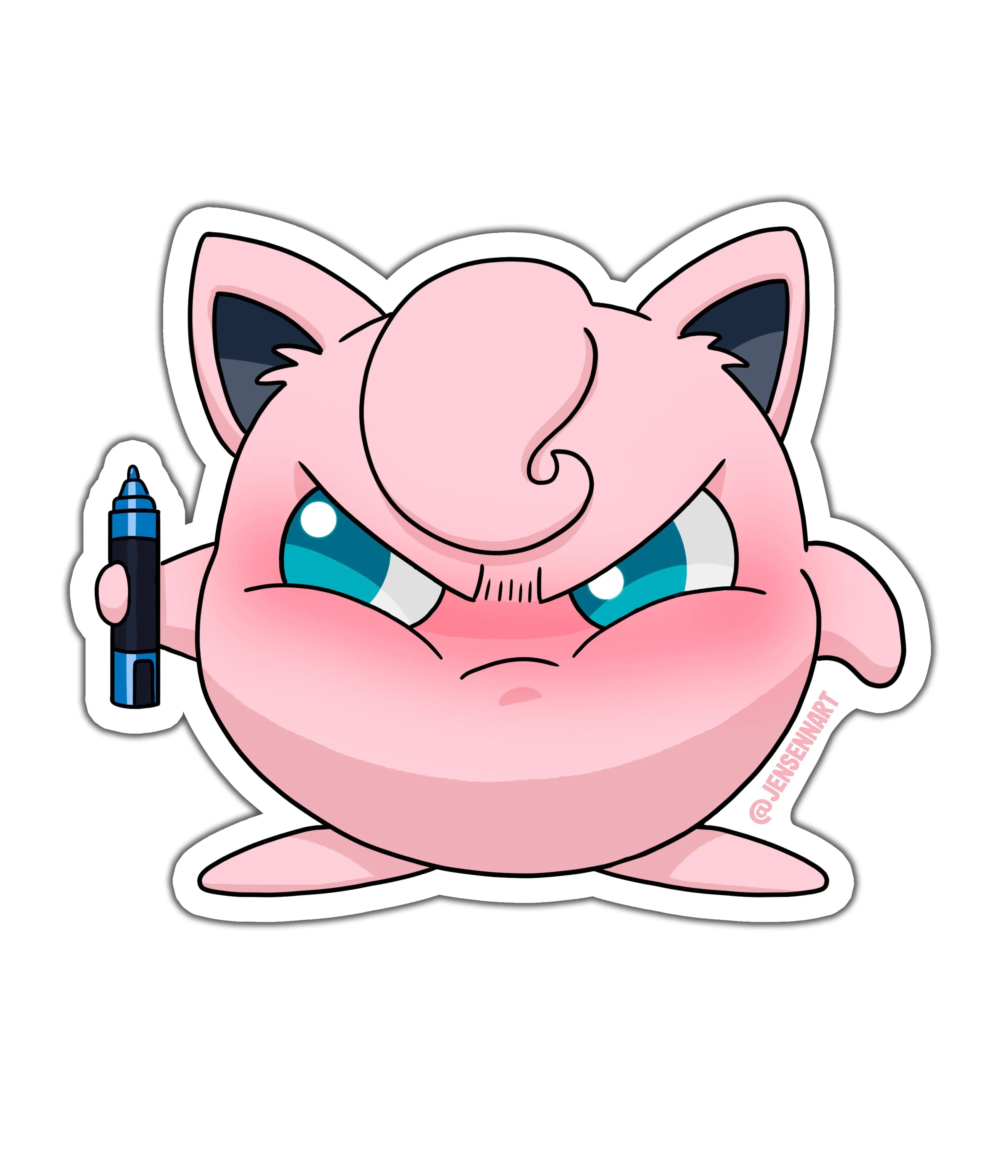 Jigglypuff - Rei do Sticker