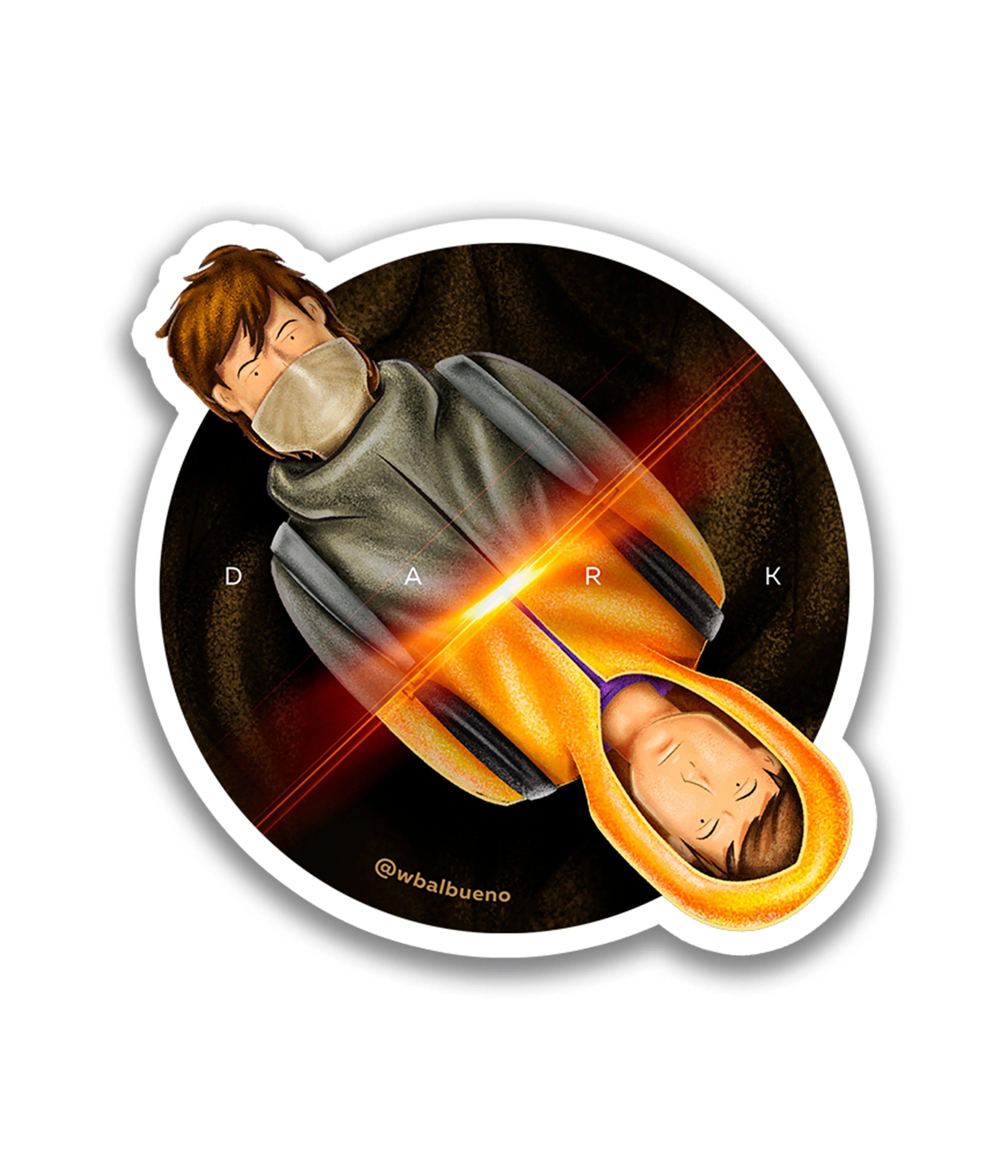 Jonas Kahnwald - Dark - Rei do Sticker