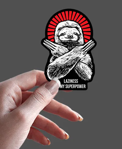 Laziness - Rei do Sticker