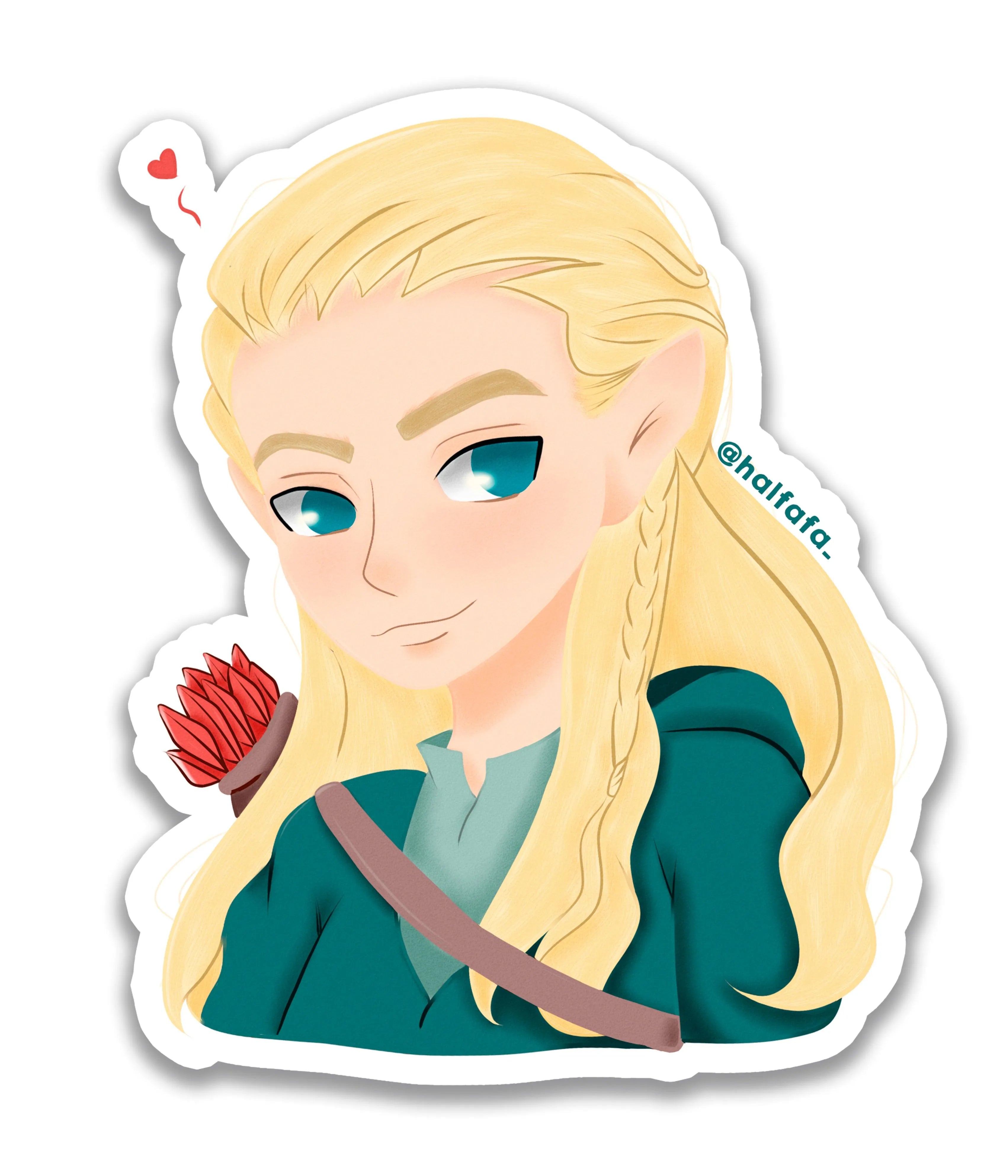 Legolas - Rei do Sticker
