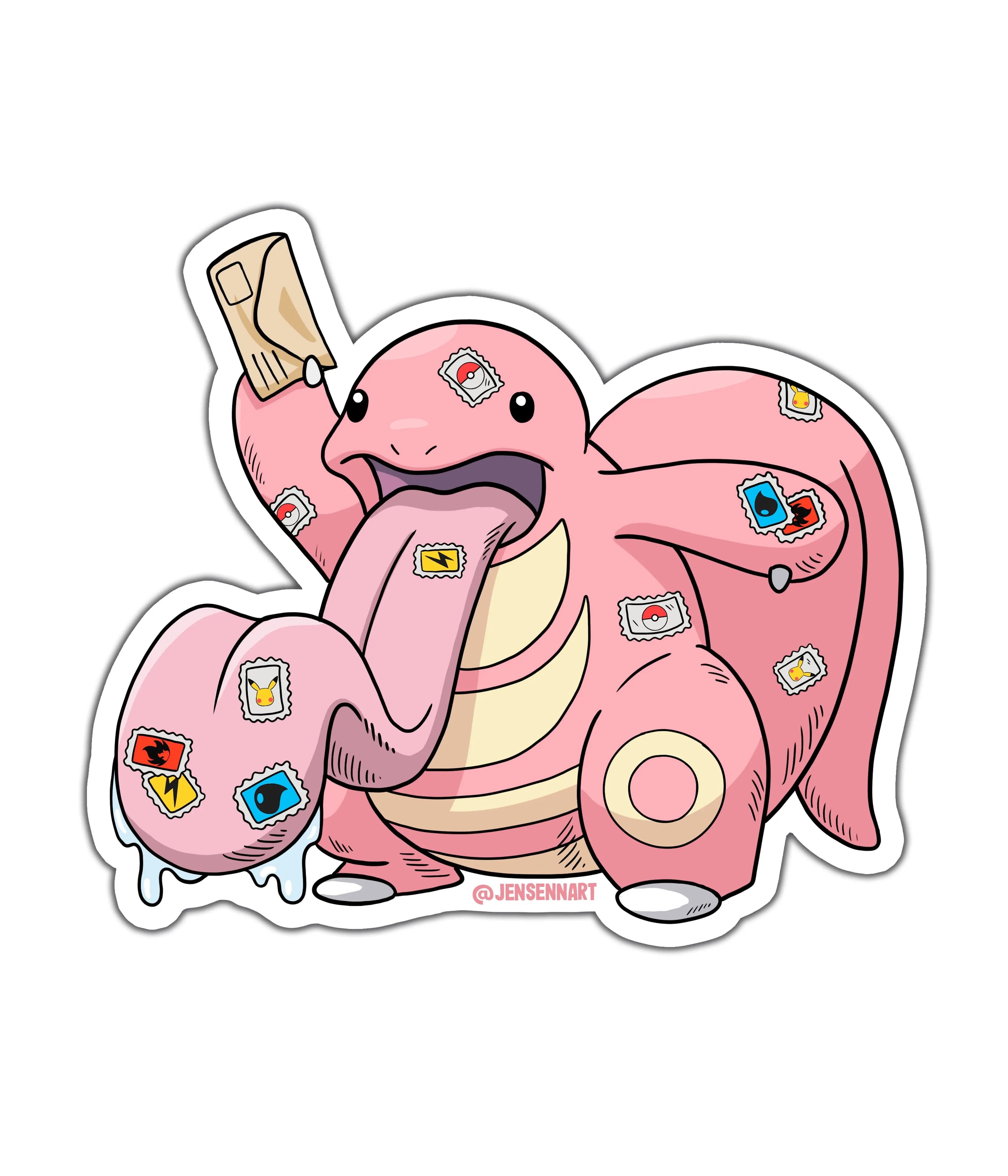 Lickitung - Rei do Sticker