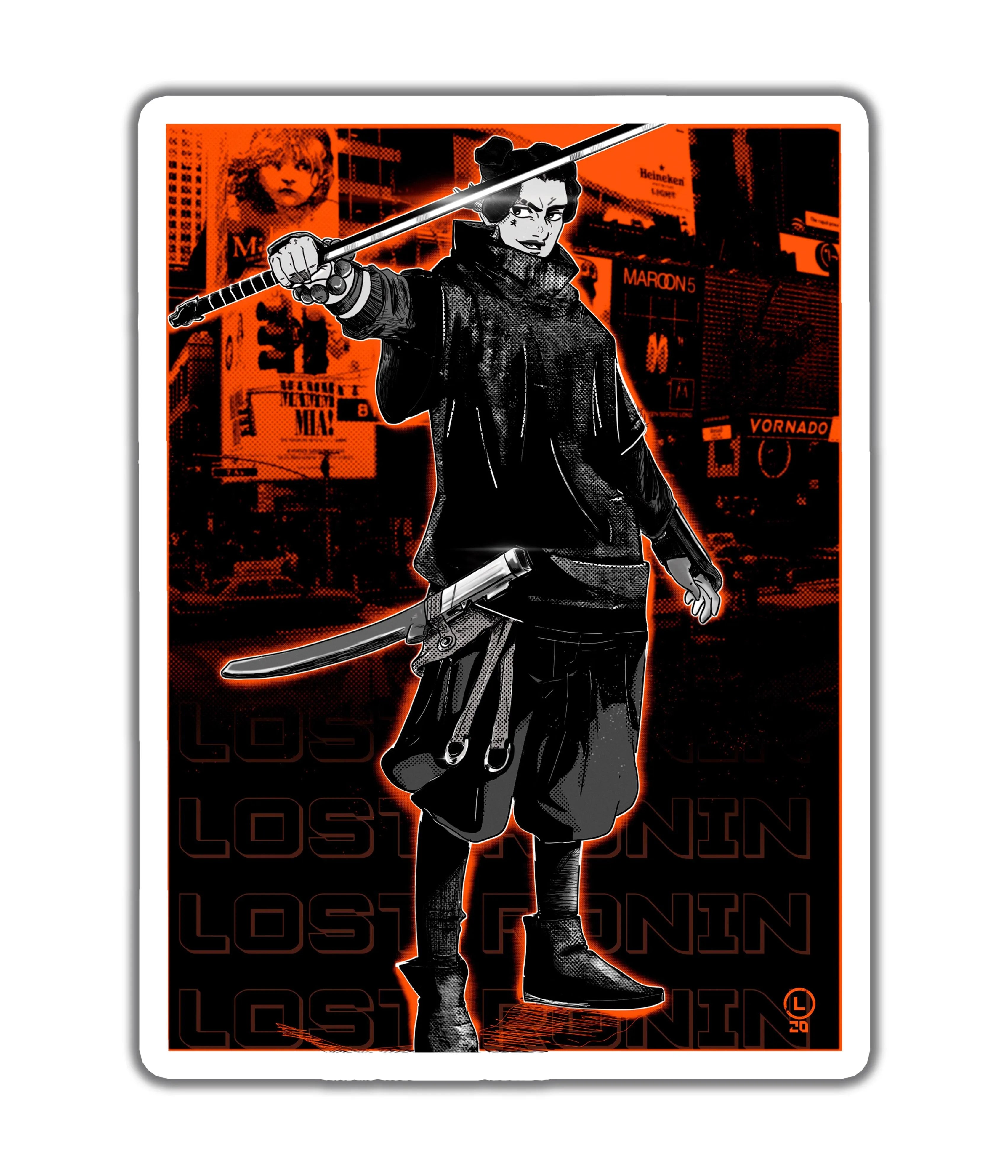 Lost Ronin - Rei do Sticker