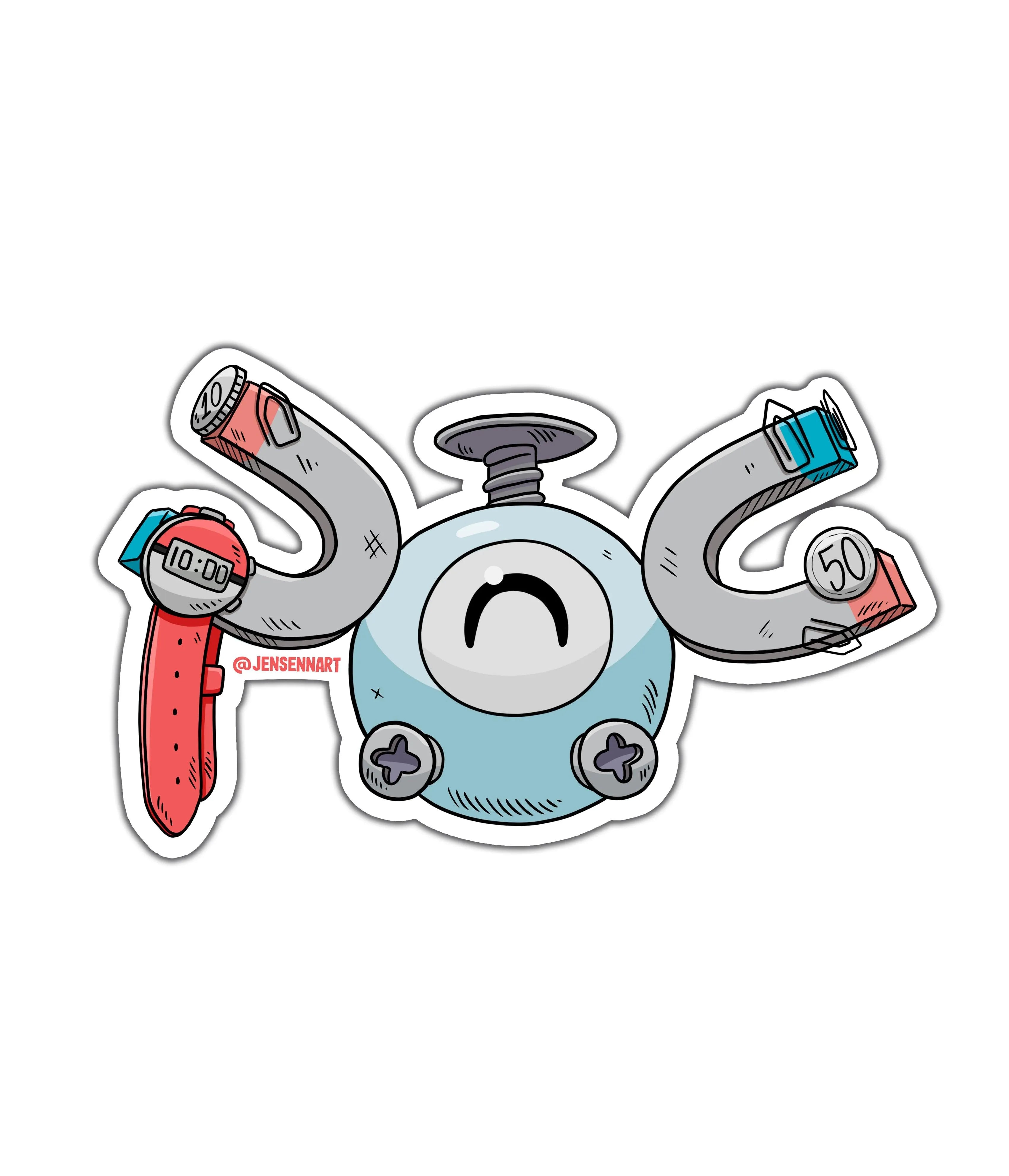 Magnemite - Rei do Sticker