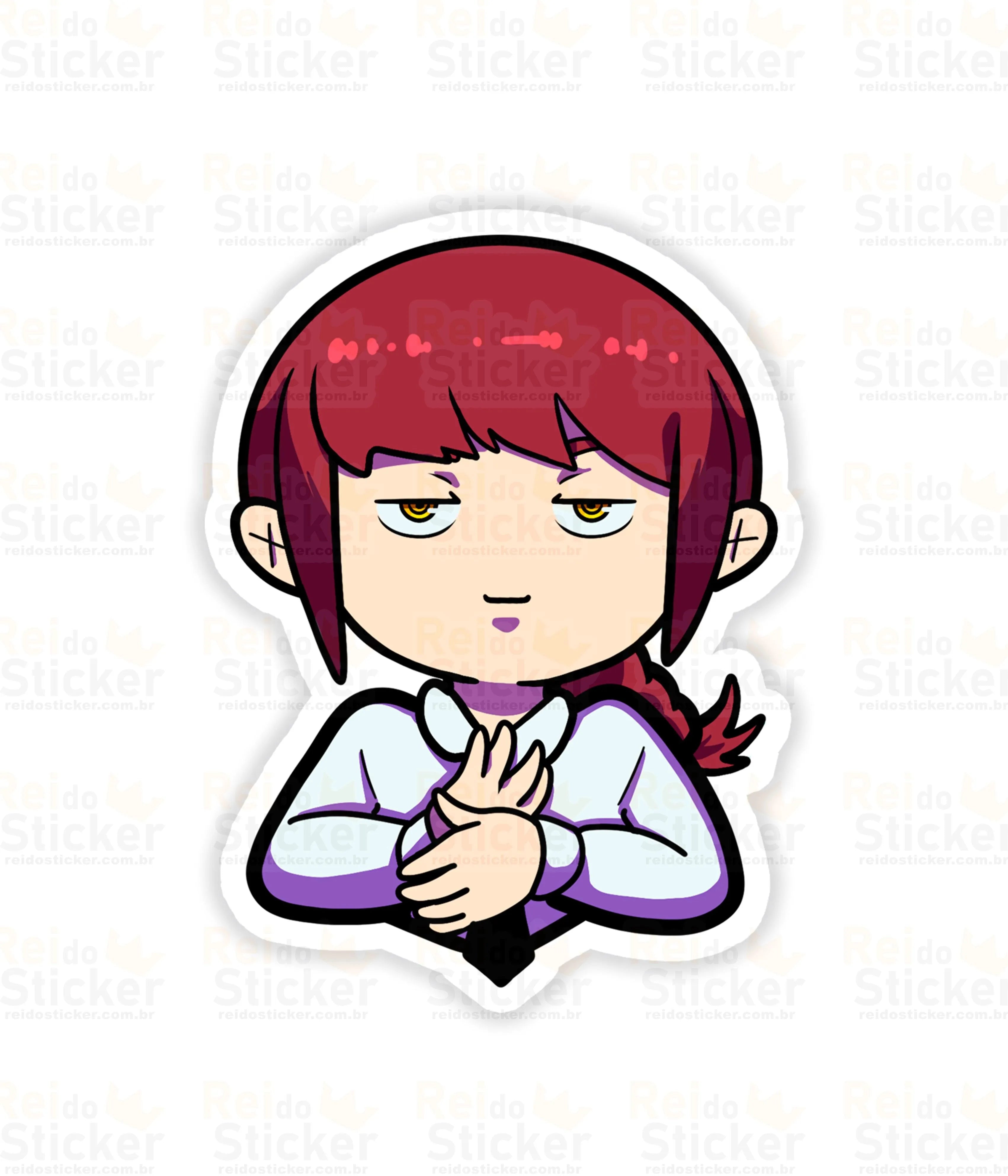 Makima - Rei do Sticker