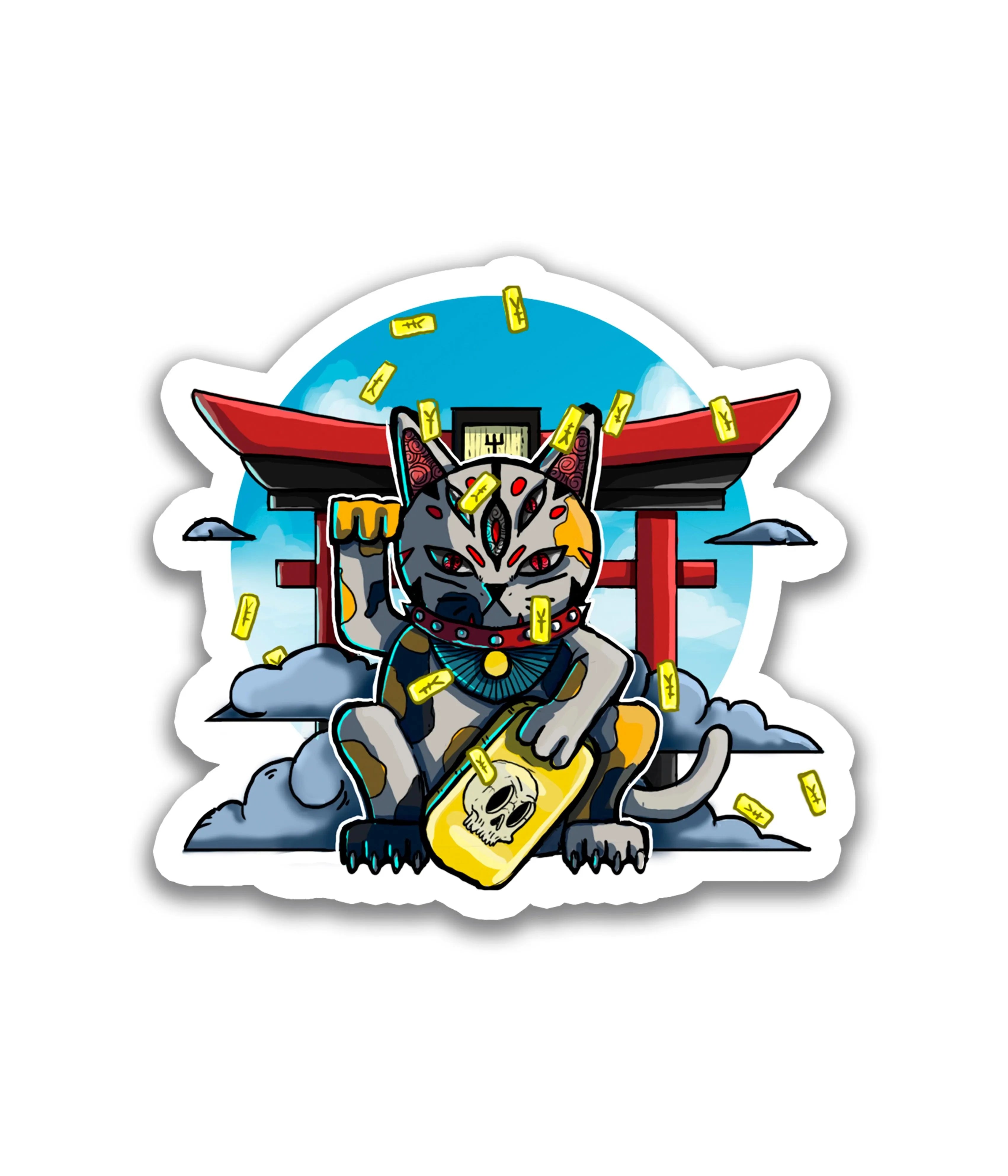 Maneki neko - Rei do Sticker