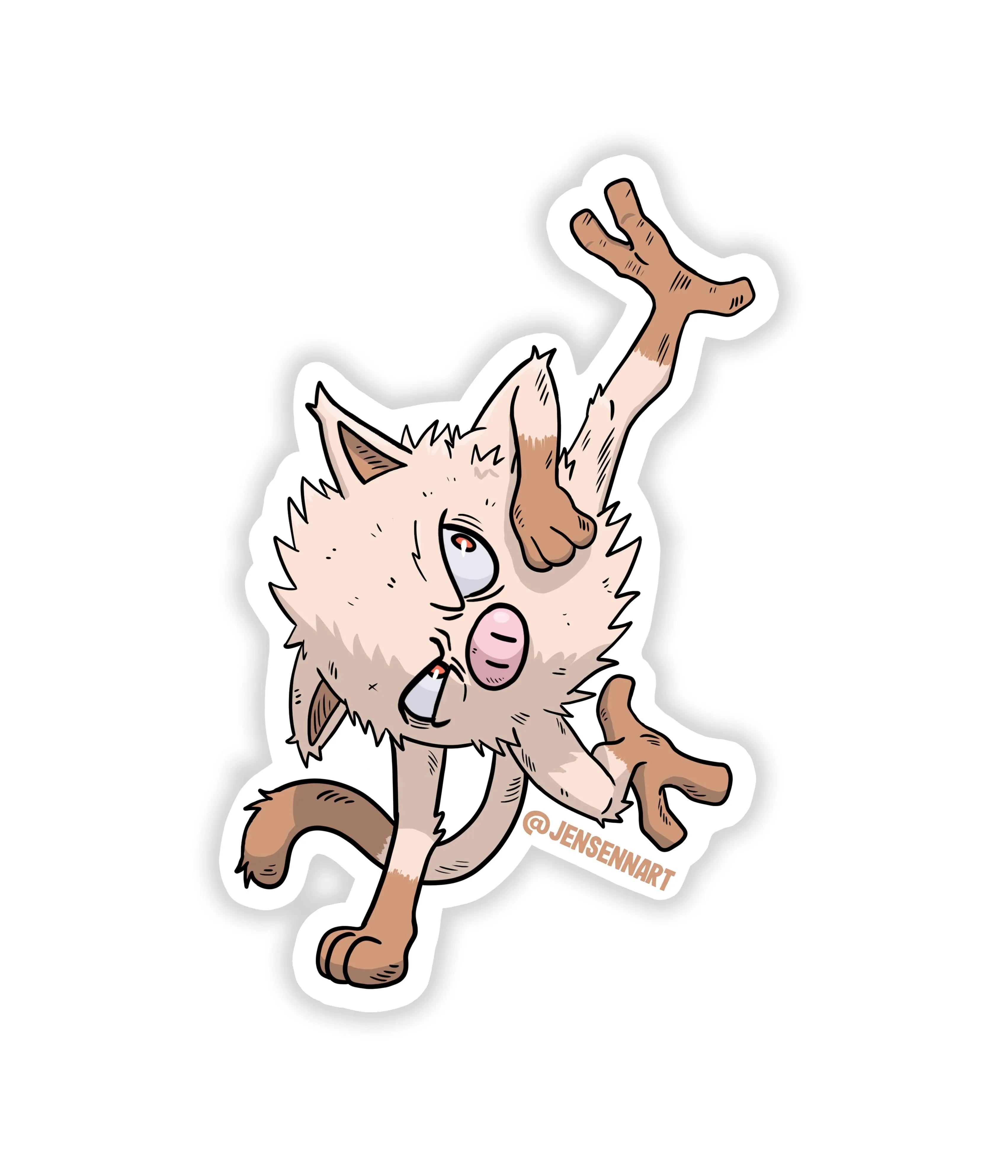 Mankey - Rei do Sticker