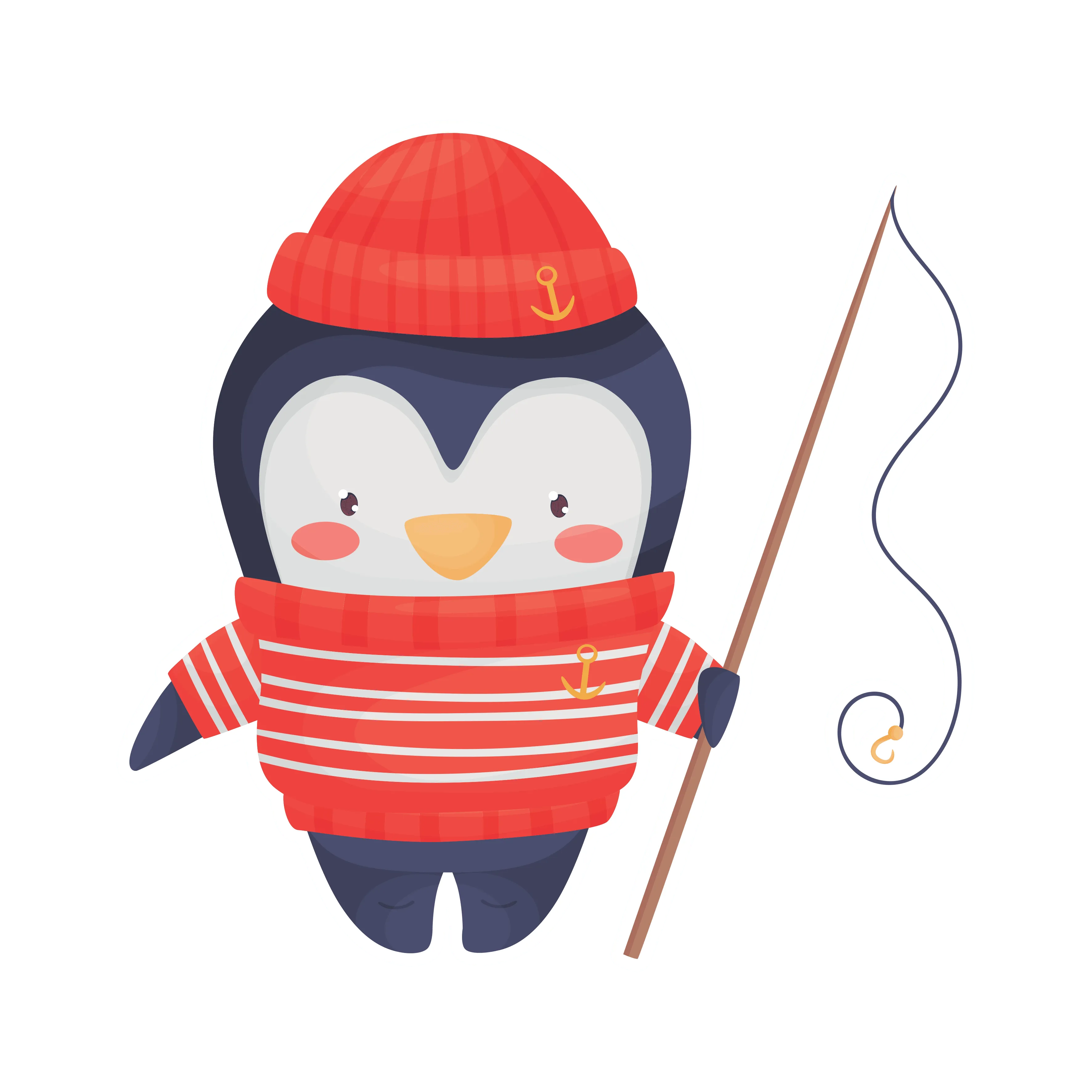 Marinheiro individuais - Rei do Sticker
