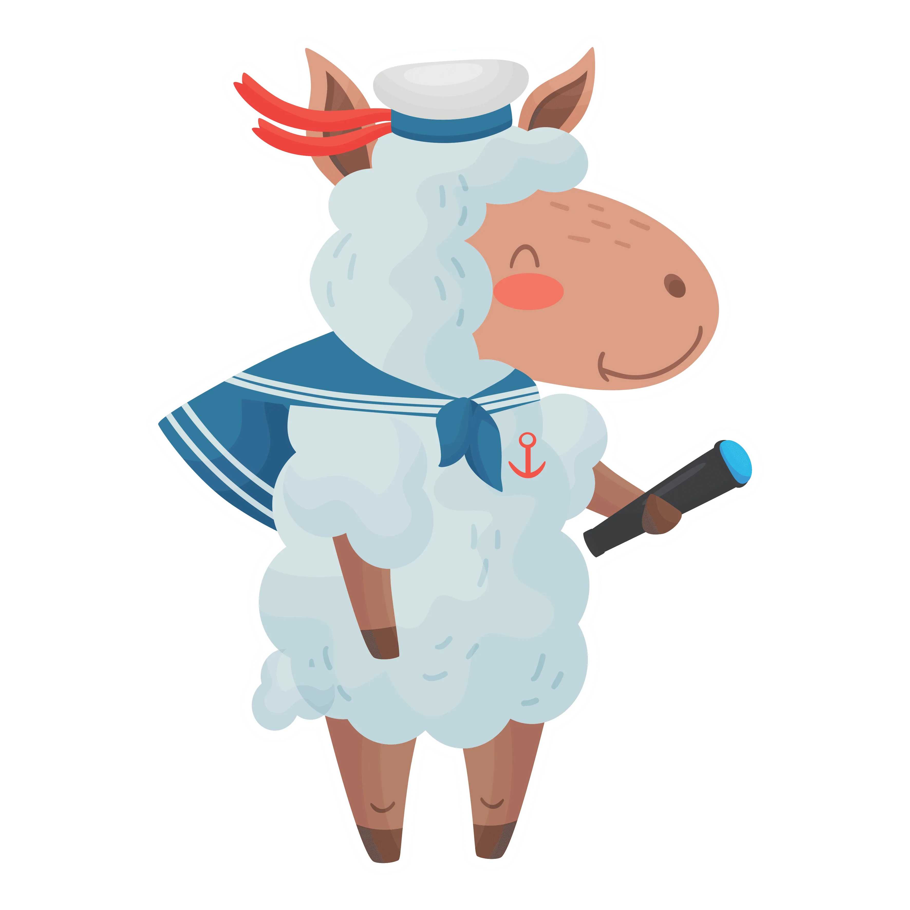 Marinheiro individuais - Rei do Sticker