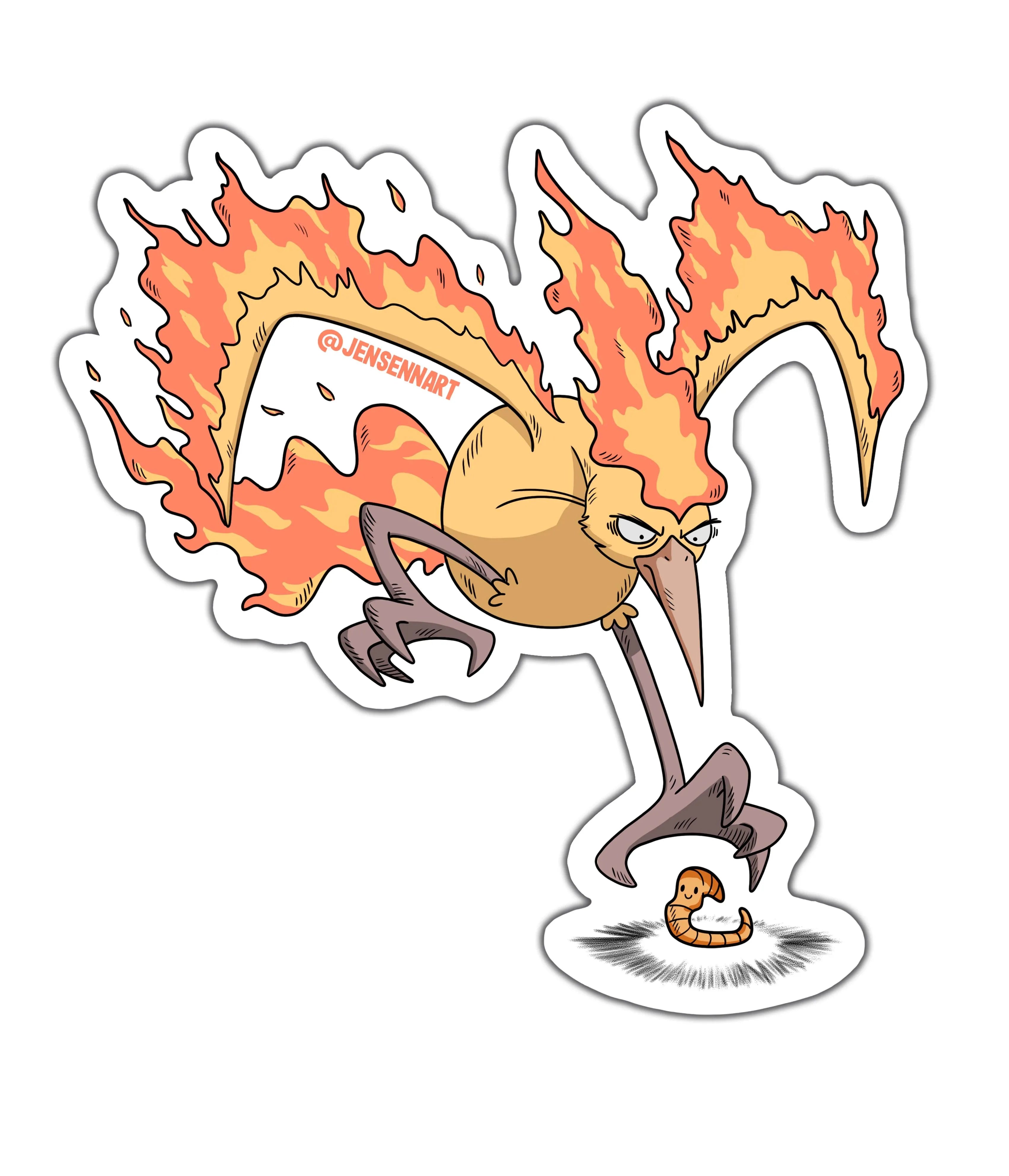 Moltres - Rei do Sticker