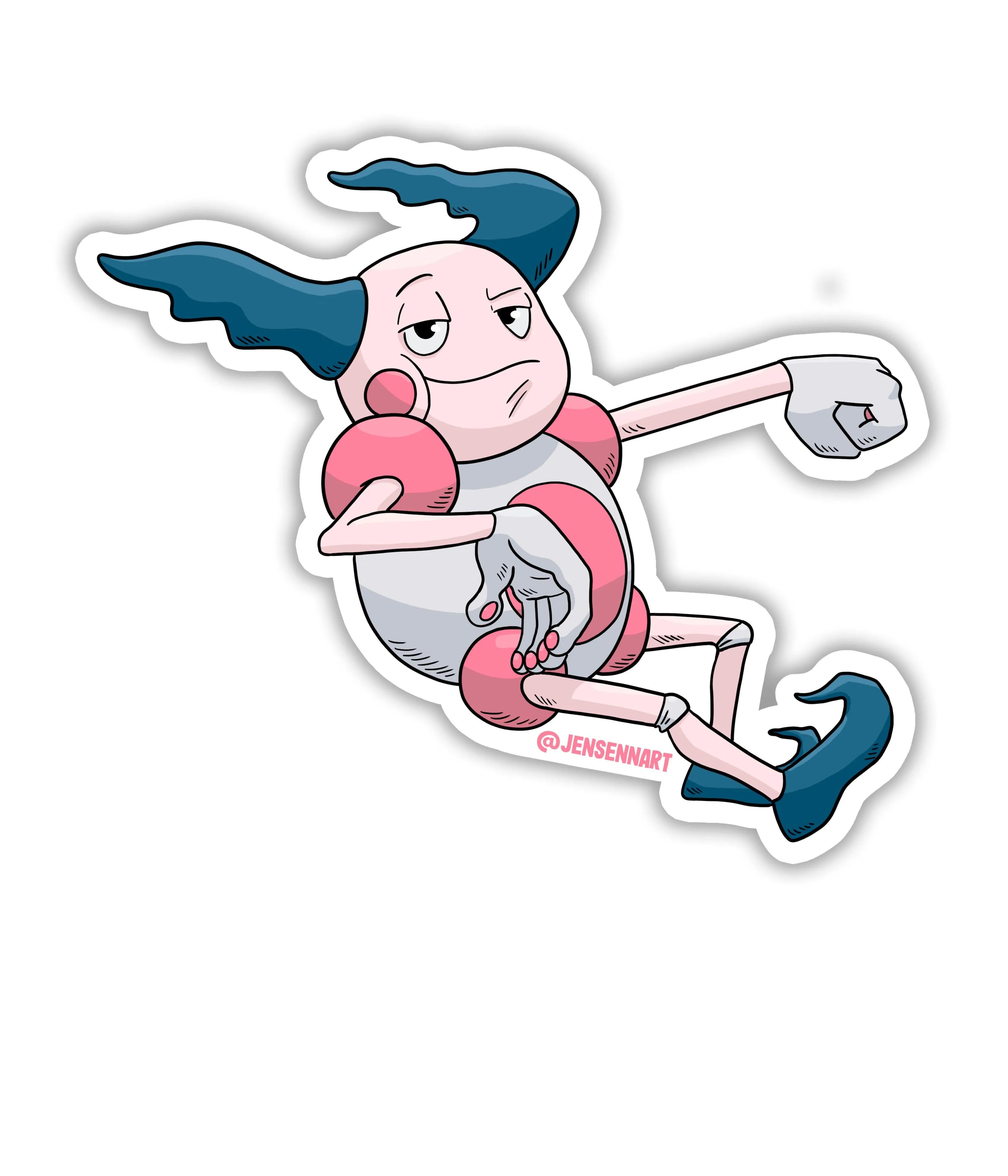 Mr.Mime - Rei do Sticker