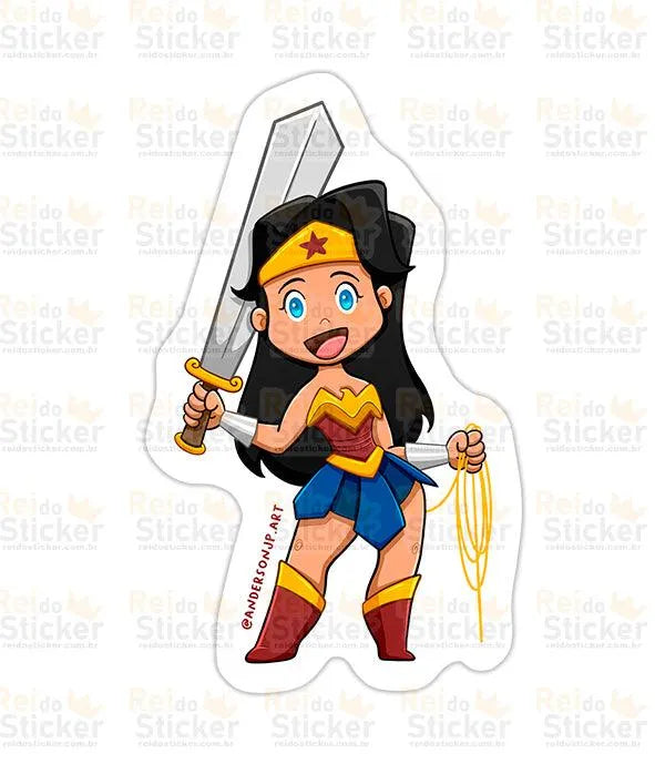 Mulher Maravilha - Rei do Sticker