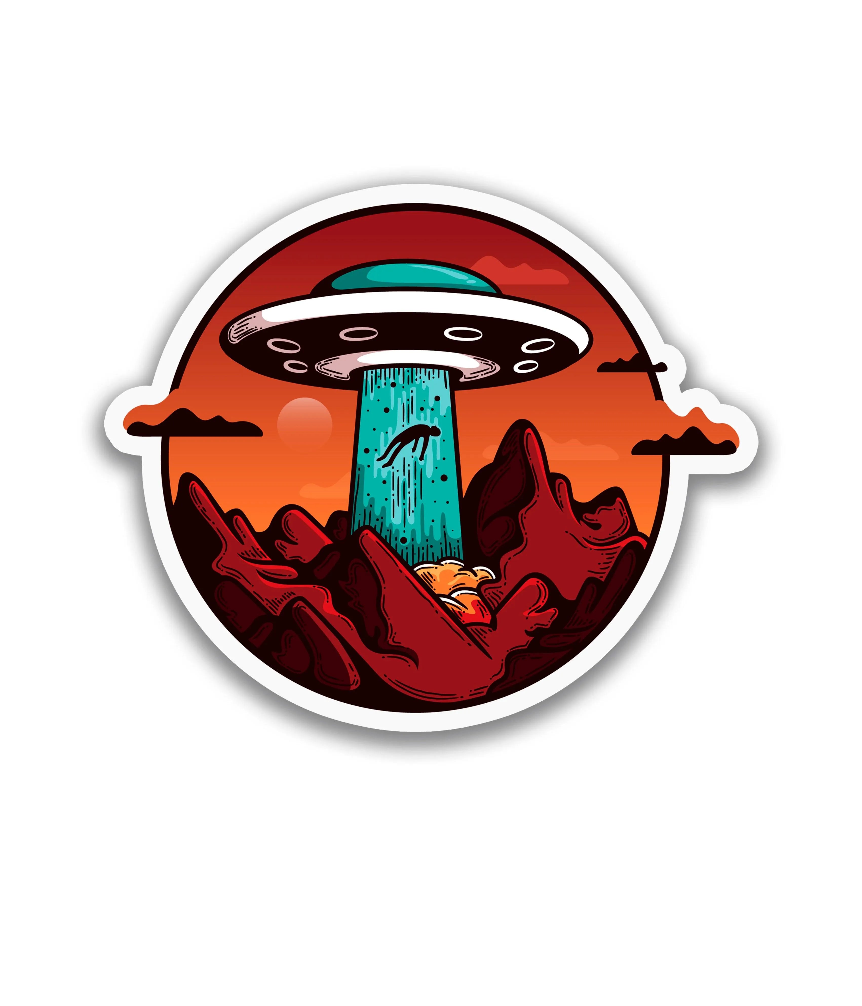 Nave Alien - Rei do Sticker
