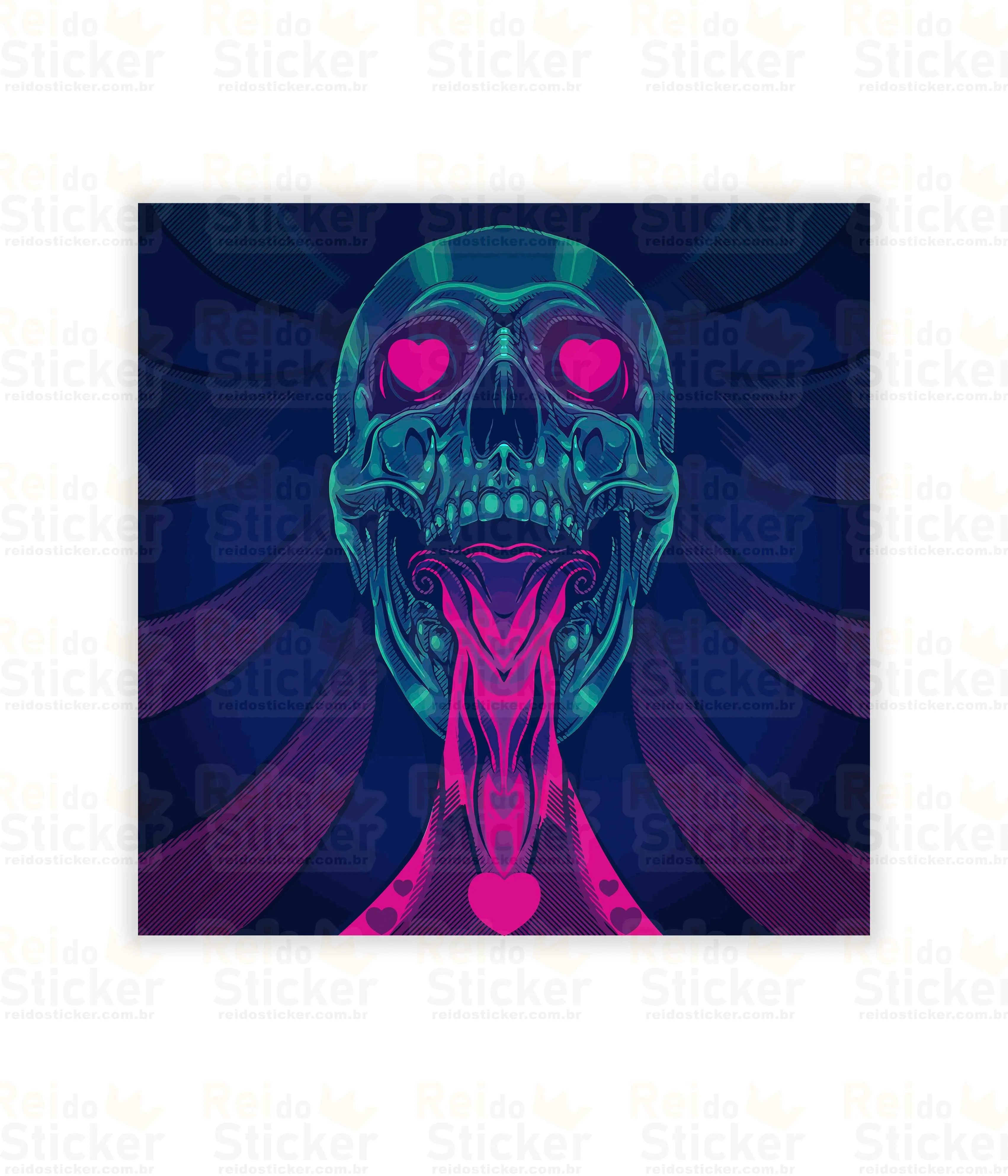 Neon Vomit - Rei do Sticker
