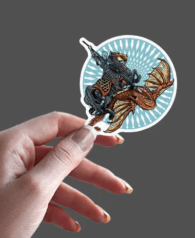 Night King And Viserion - Rei do Sticker