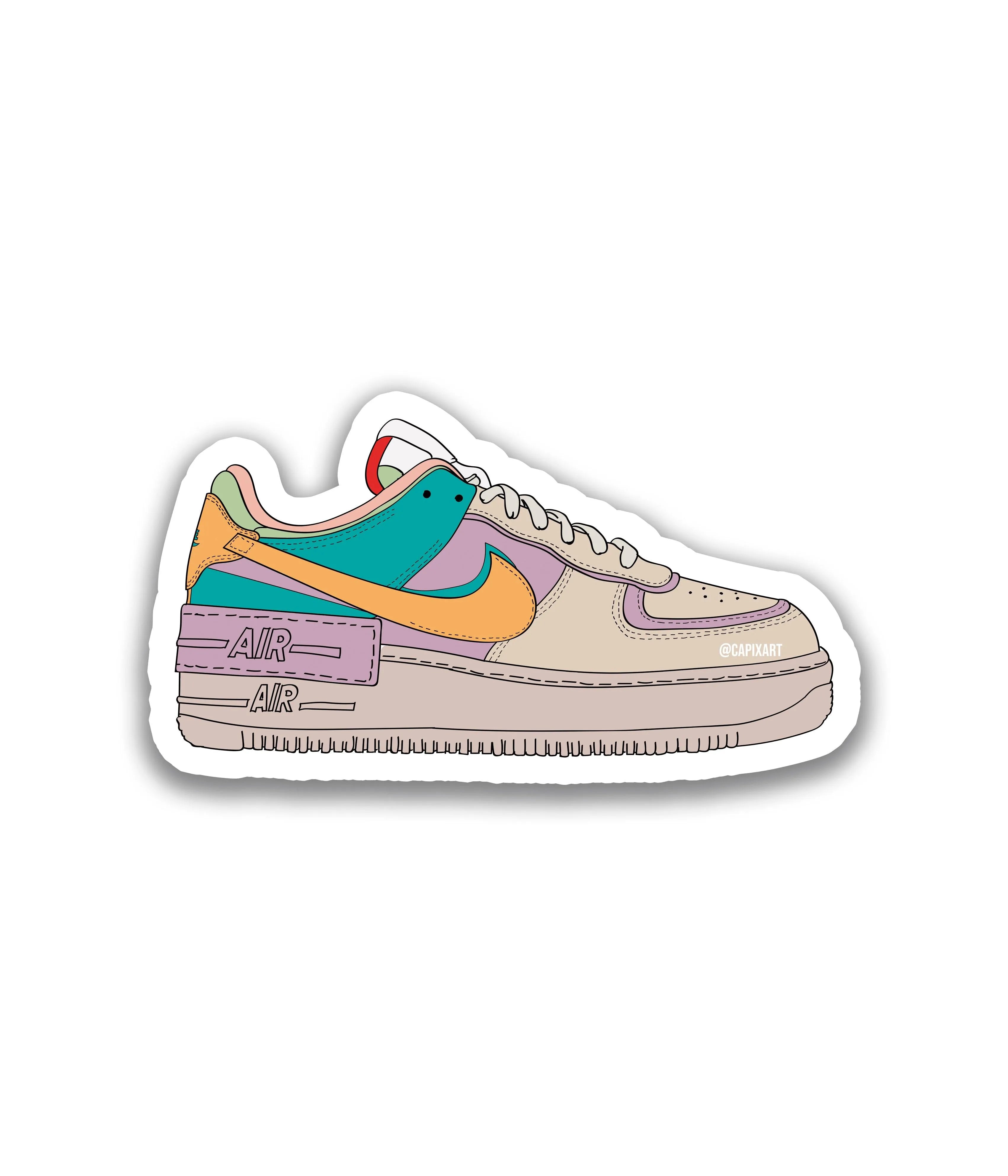 Nike Air Force 1 Shadow - Rei do Sticker